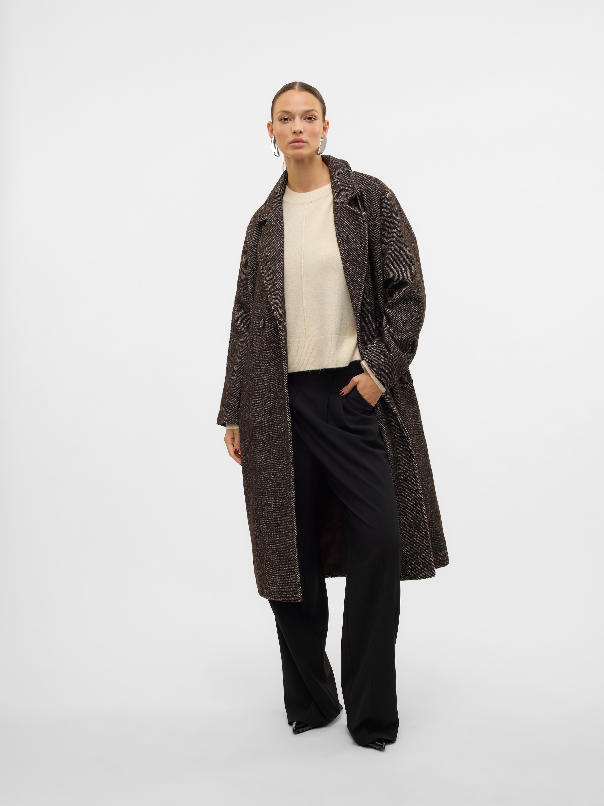 Vero Moda Langmantel »VMBABETTE LONG WOOL COAT GA«, mit Wollanteil