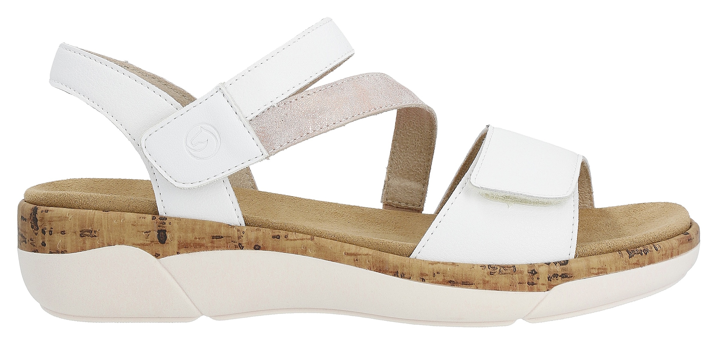 Remonte Keilsandalette, Sommerschuh, Klettschuh, Riemchensandale mit Softfußbett
