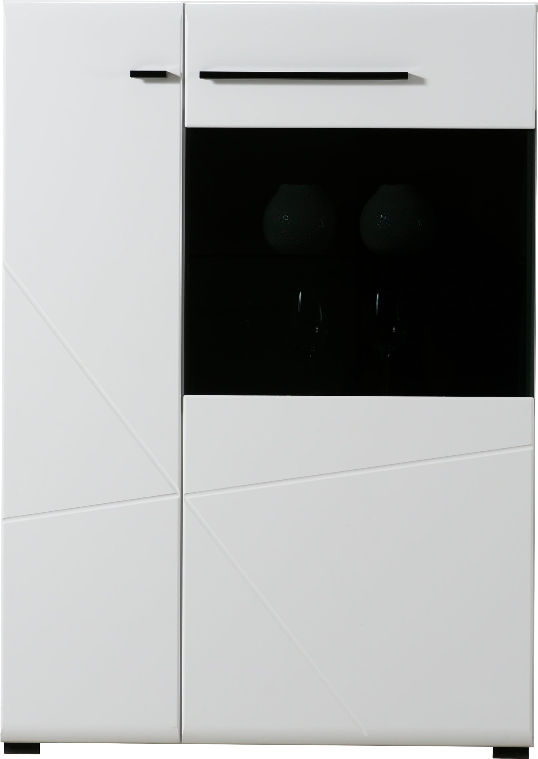 INOSIGN Wohnwand »Trentino«, (Set, 5 St.), inkl. Vitrine, Lowboard, Highboard, Wandregal und Kommode