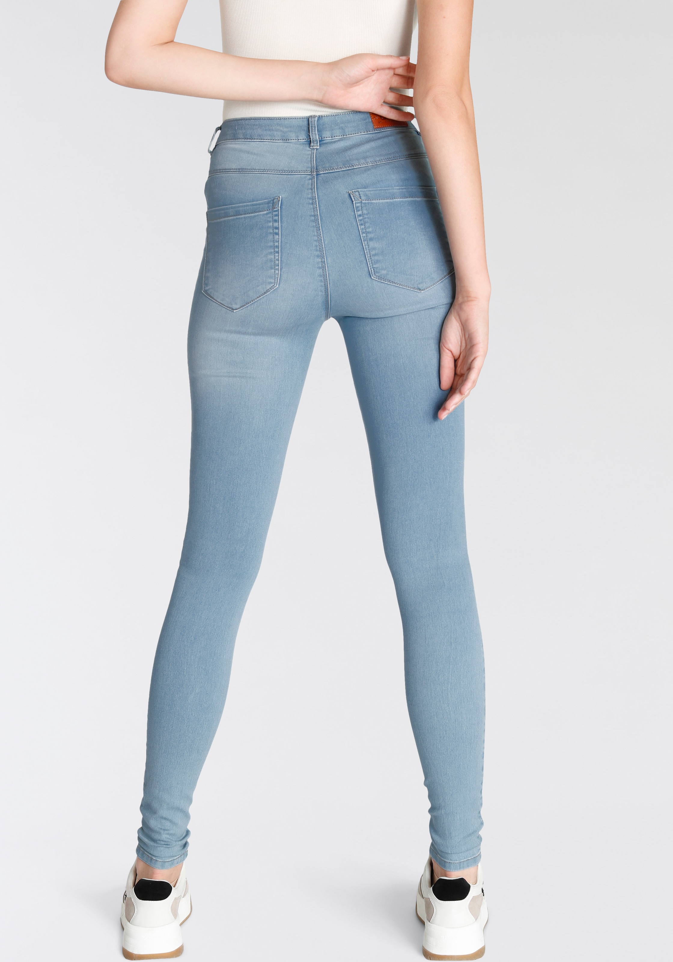 ONLY High-waist-Jeans »ONLROYA HW SKINNY BJ13964«, im 5-Pocket-Design