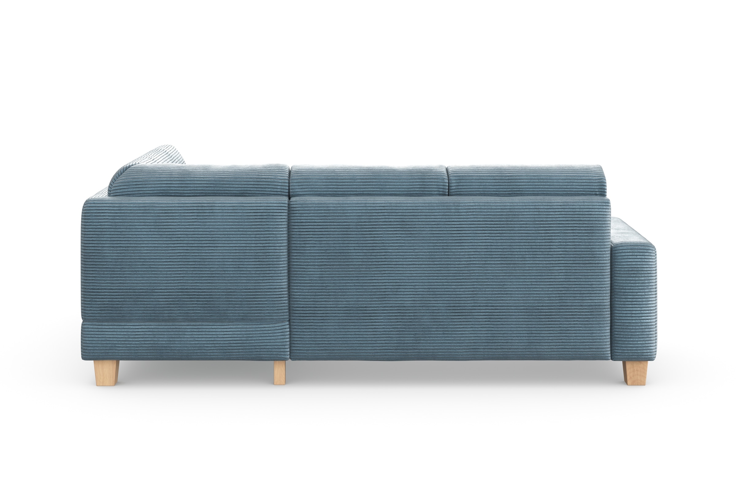 Home affaire Ecksofa »Summer L-Form« mit Ottomane, wahlweise mit Schlaffunktion und Bettkasten, Cord-Bezug