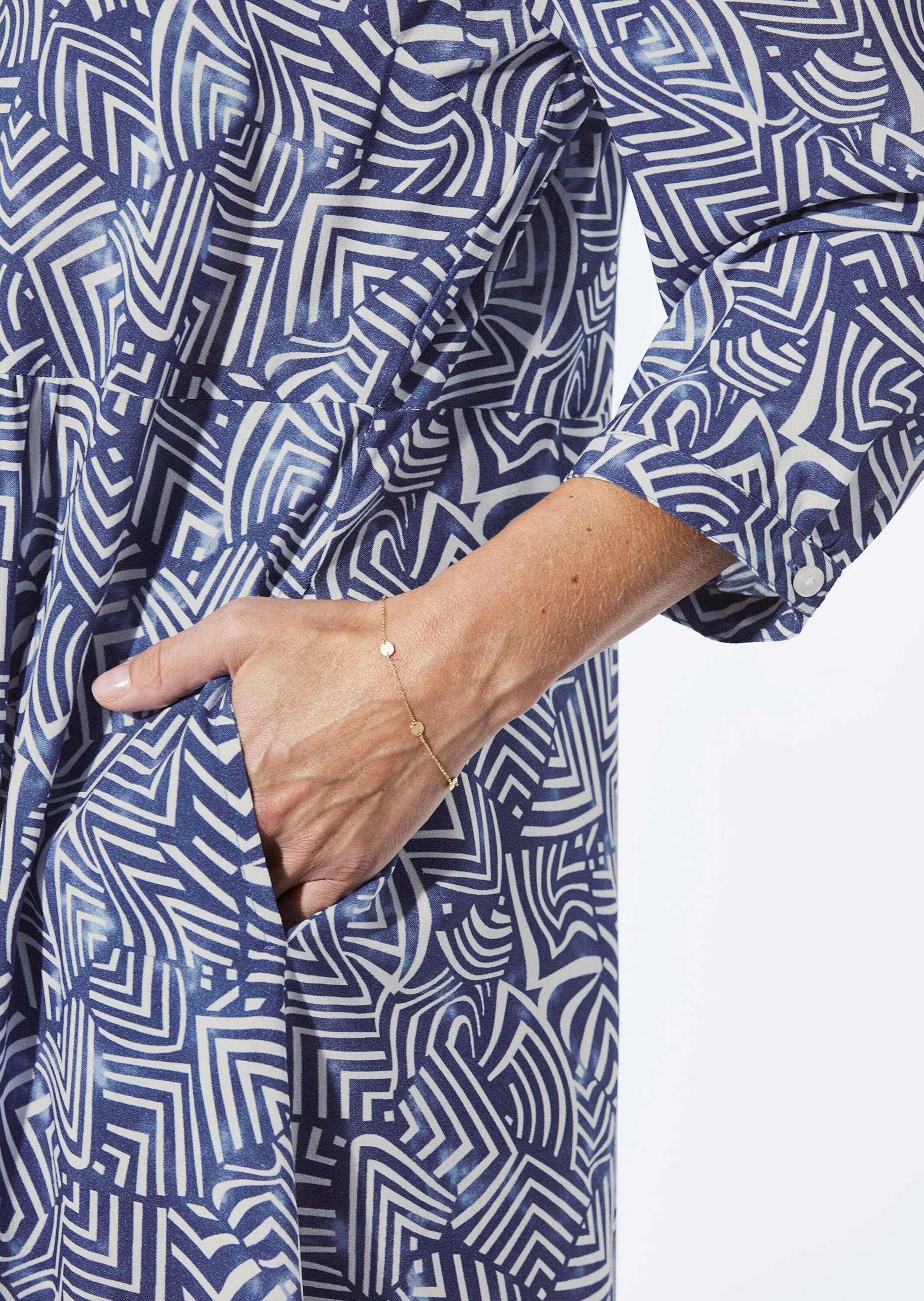 GOLDNER Sommerkleid »Kleid Blusenkleid mit Hemdkragen«