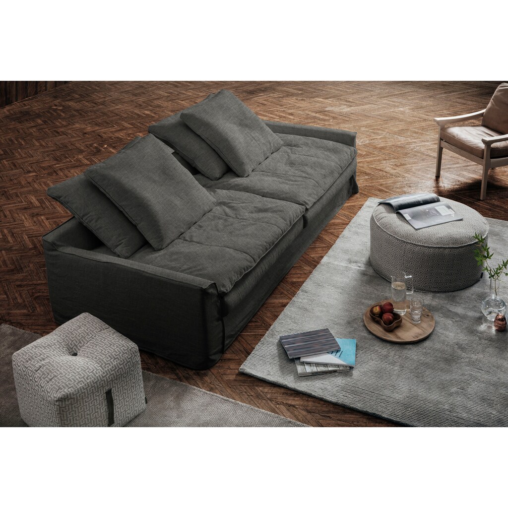 furninova Big-Sofa »Sake«, inklusive 4 Kissen, abnehmbarer und waschbarer Hussenbezug