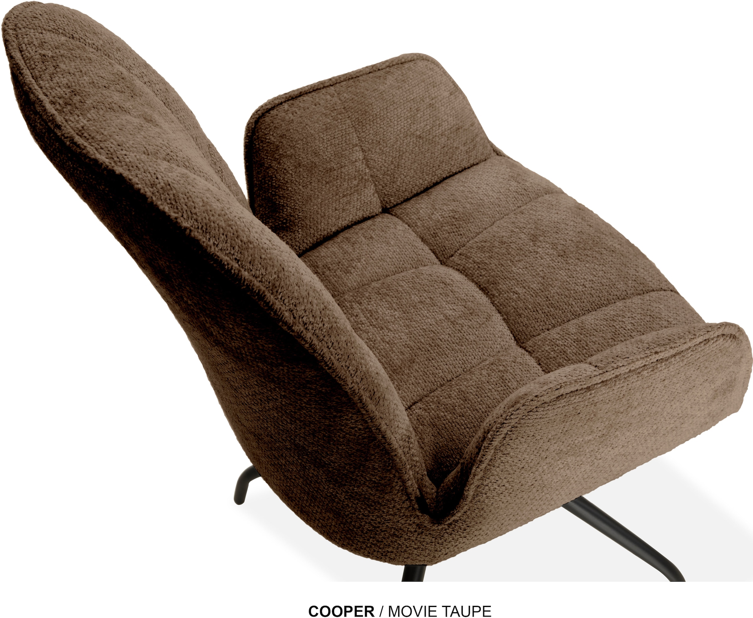 OMG Design Esszimmerstuhl »Cooper« (Set) 2 Stk.Drehstuhl mit auto-return, Armlehnenstuhl