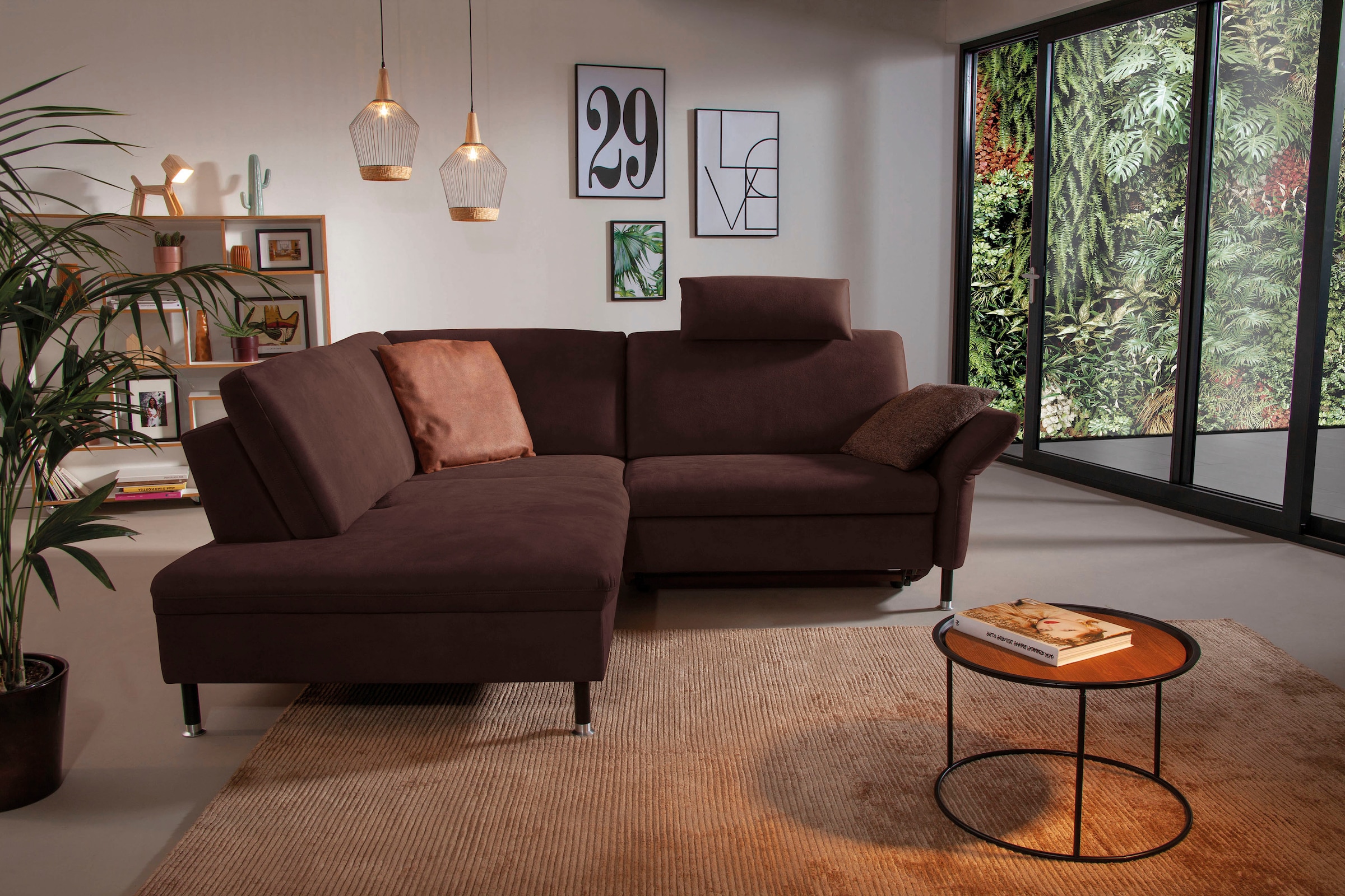 alina Ecksofa »Janis« inkl. Sitztiefenverstellung und Kopfstütze