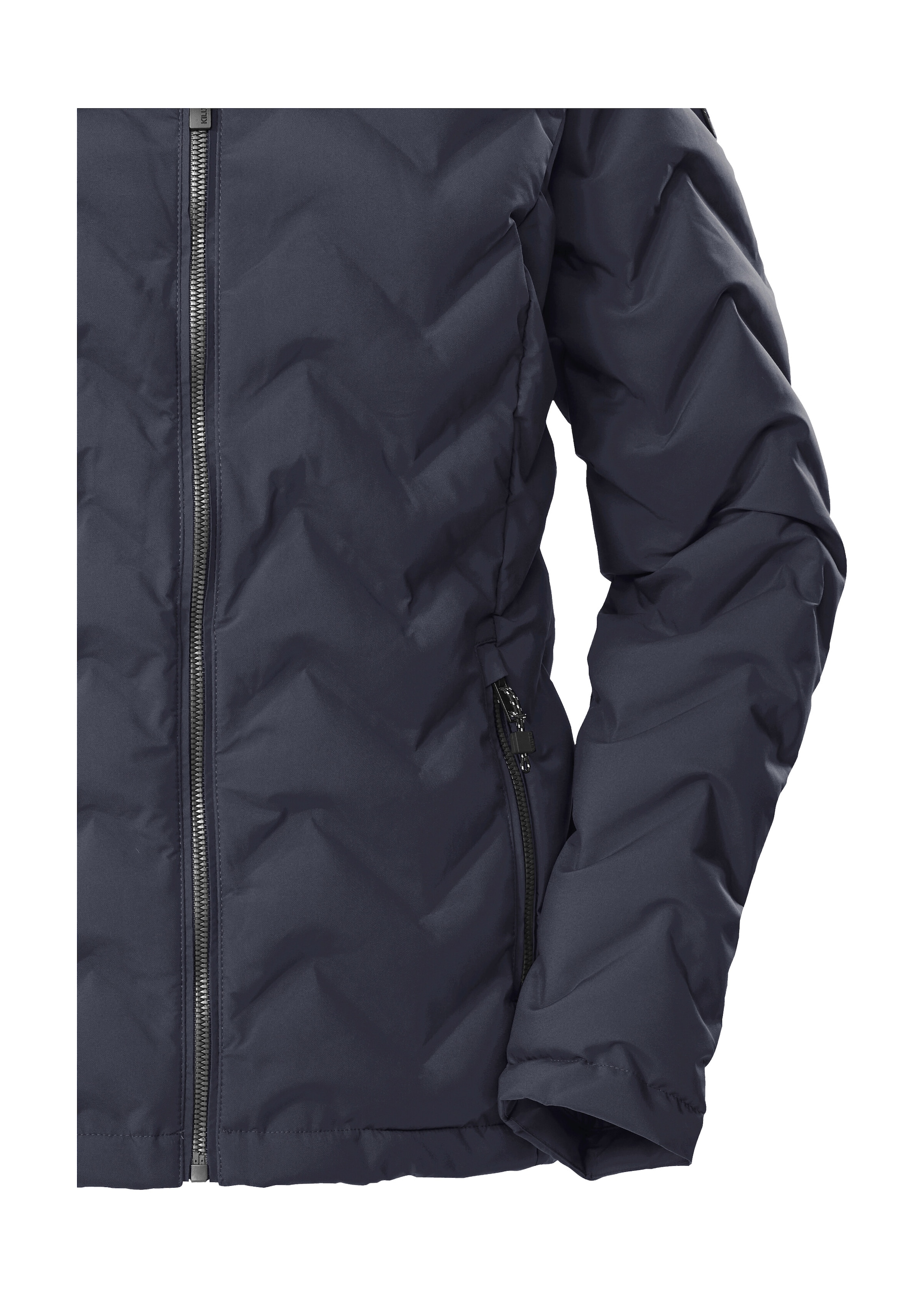 Killtec Steppjacke »KOW 23 WMN QLTD JCKT« Wasserabweisende Damenjacke mit verstellbarer Kapuze und Taschen