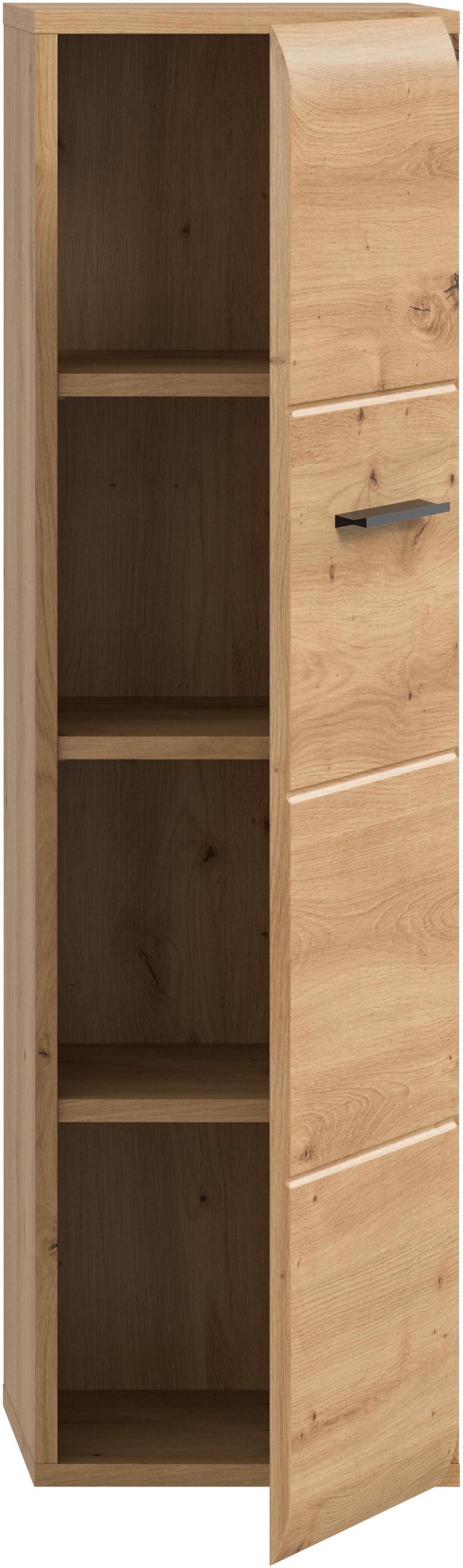 welltime Stauraumschrank 1 Stk. tlg. Florenz, Badschrank Artisan Oak NB, Höhe 106 cm, Bad