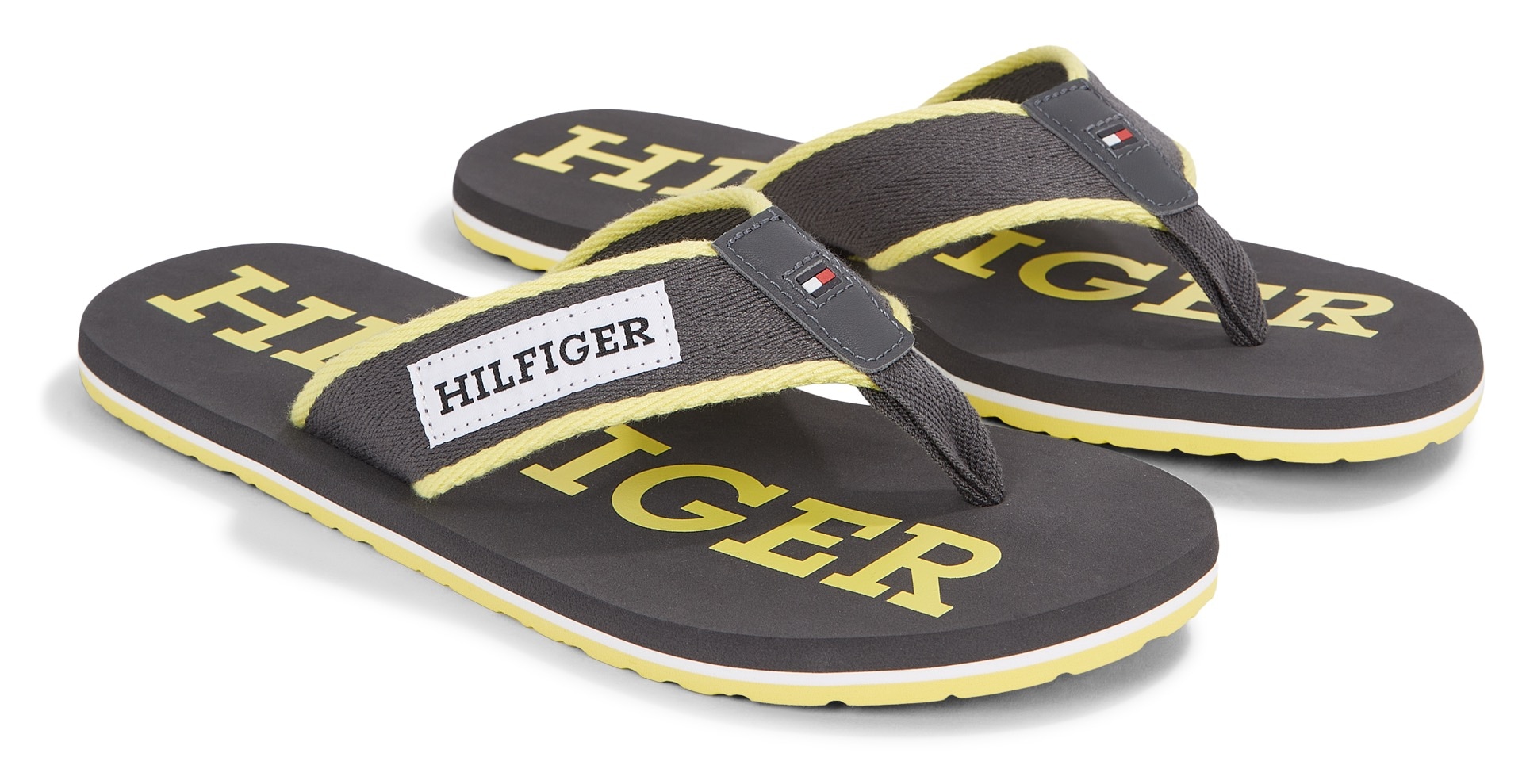 Zehentrenner »PATCH HILFIGER BEACH SANDAL«, Sommerschuh, Schlappen, Poolslides,...