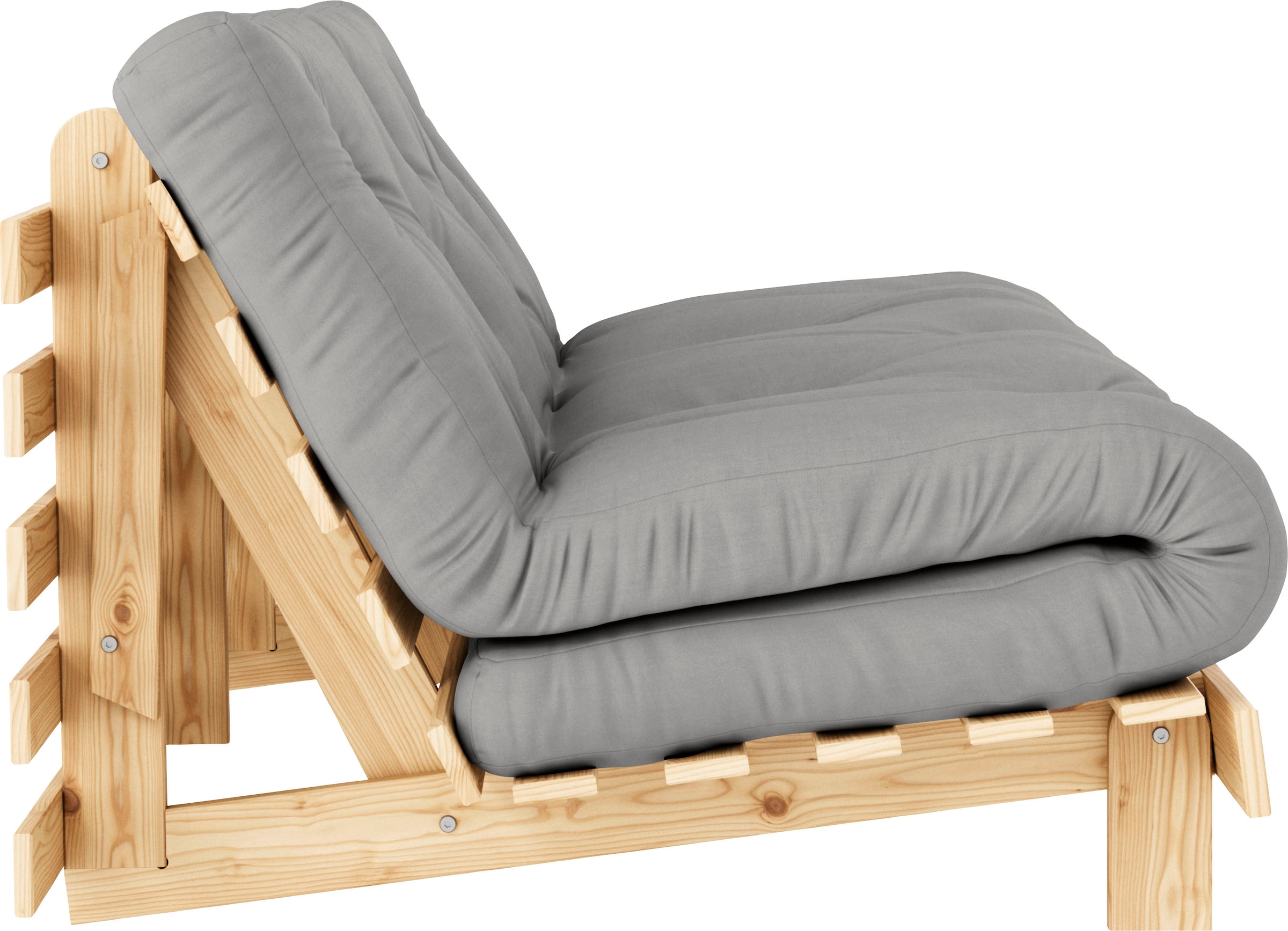 Karup Design Daybett »Roots Schlafsofa, Gästebett, Sofa inkl. Futonmatratze«, Liegefläche 90/140/160 x200 cm, FSC® zertifizierte Kiefer