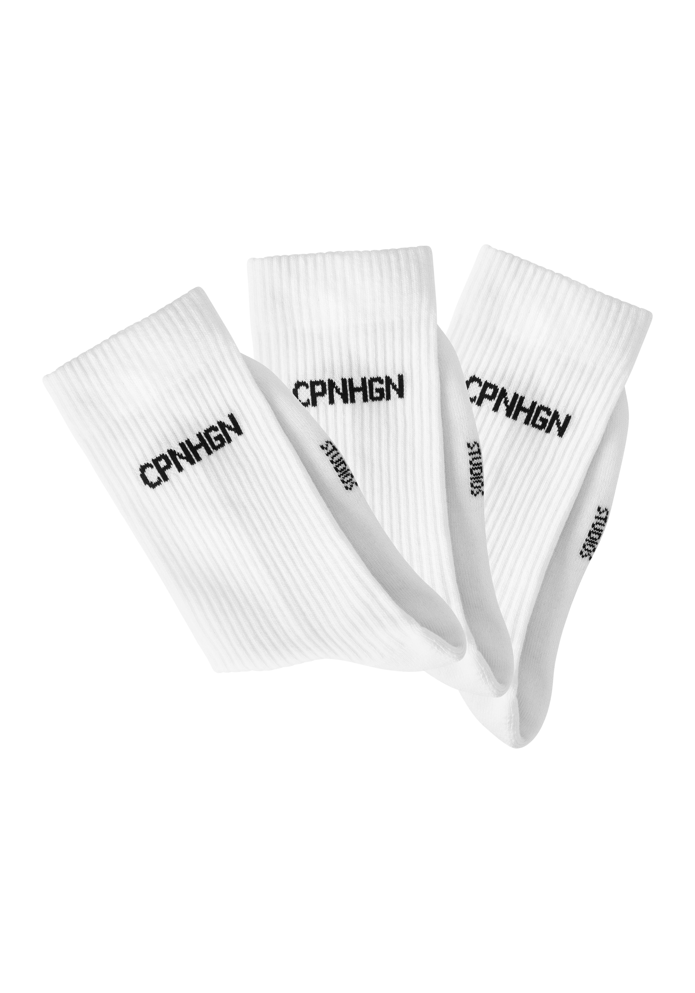 Copenhagen Studios Tennissocken, (Packung, 3 Paar), mit Halbfußfrottee