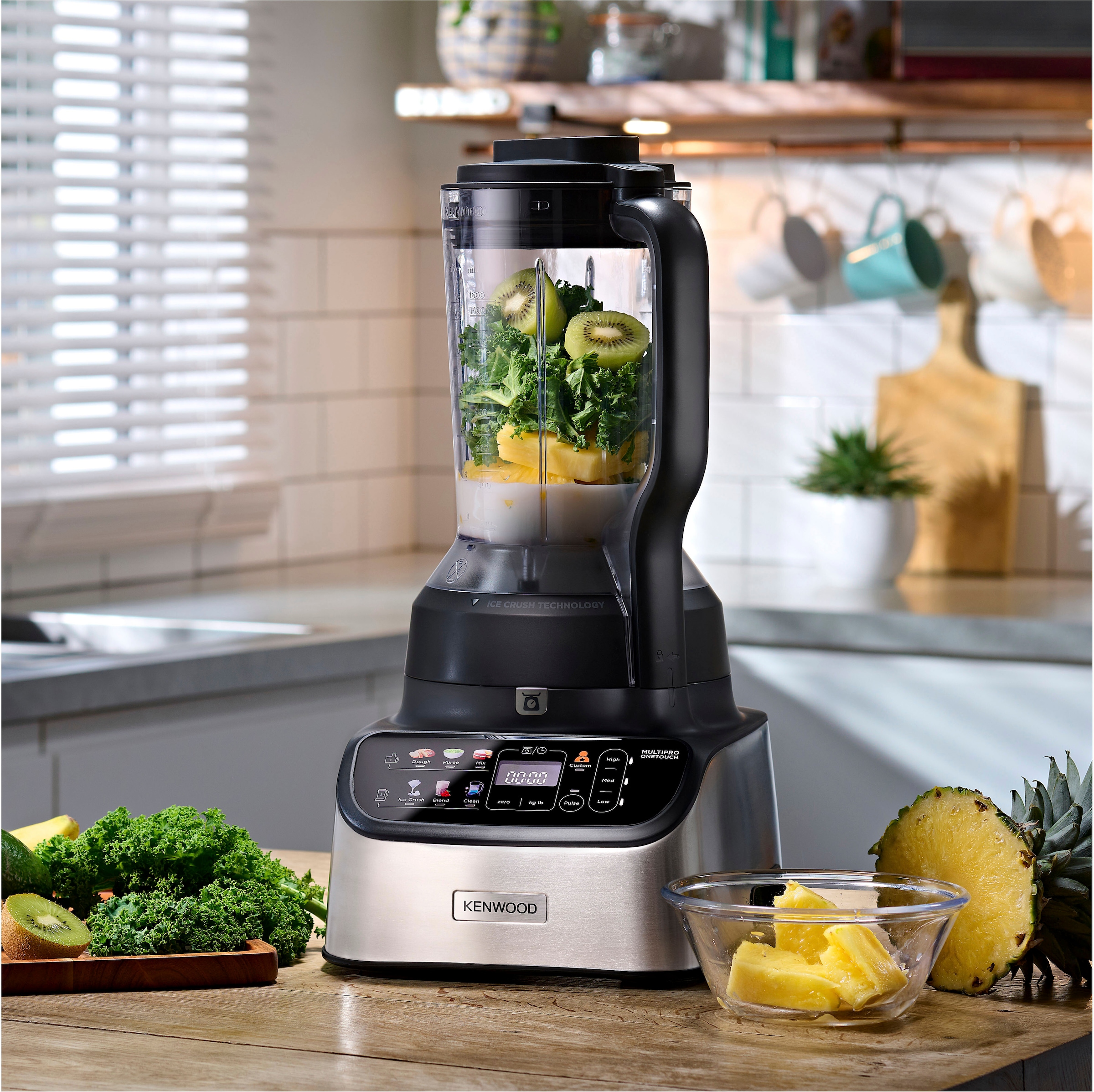 KENWOOD Kompakt-Küchenmaschine »MultiPro OneTouch FDM73.480SS schwarz«
