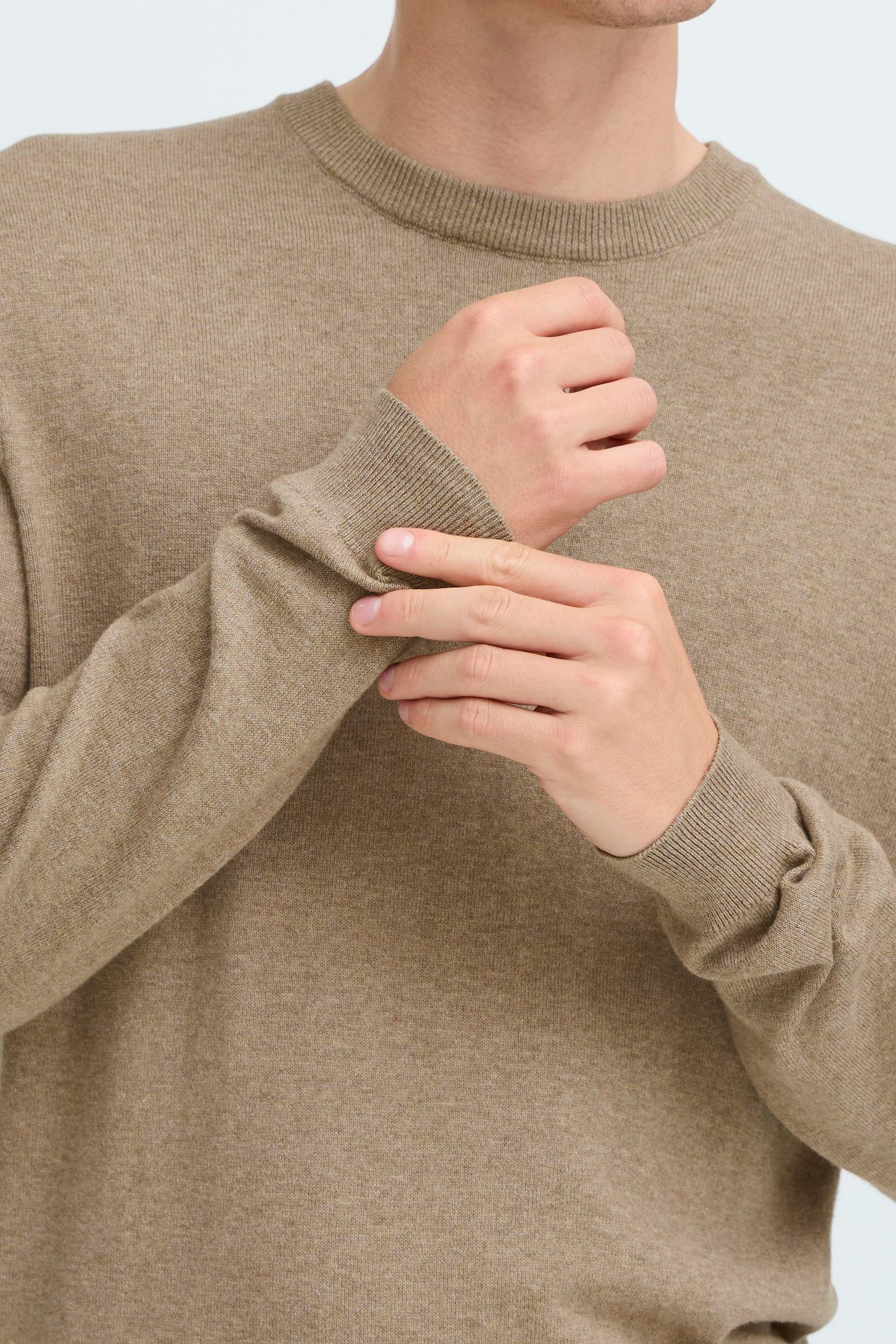 Casual Friday Strickfleece-Pullover »Strickpullover CFHALFDAN«