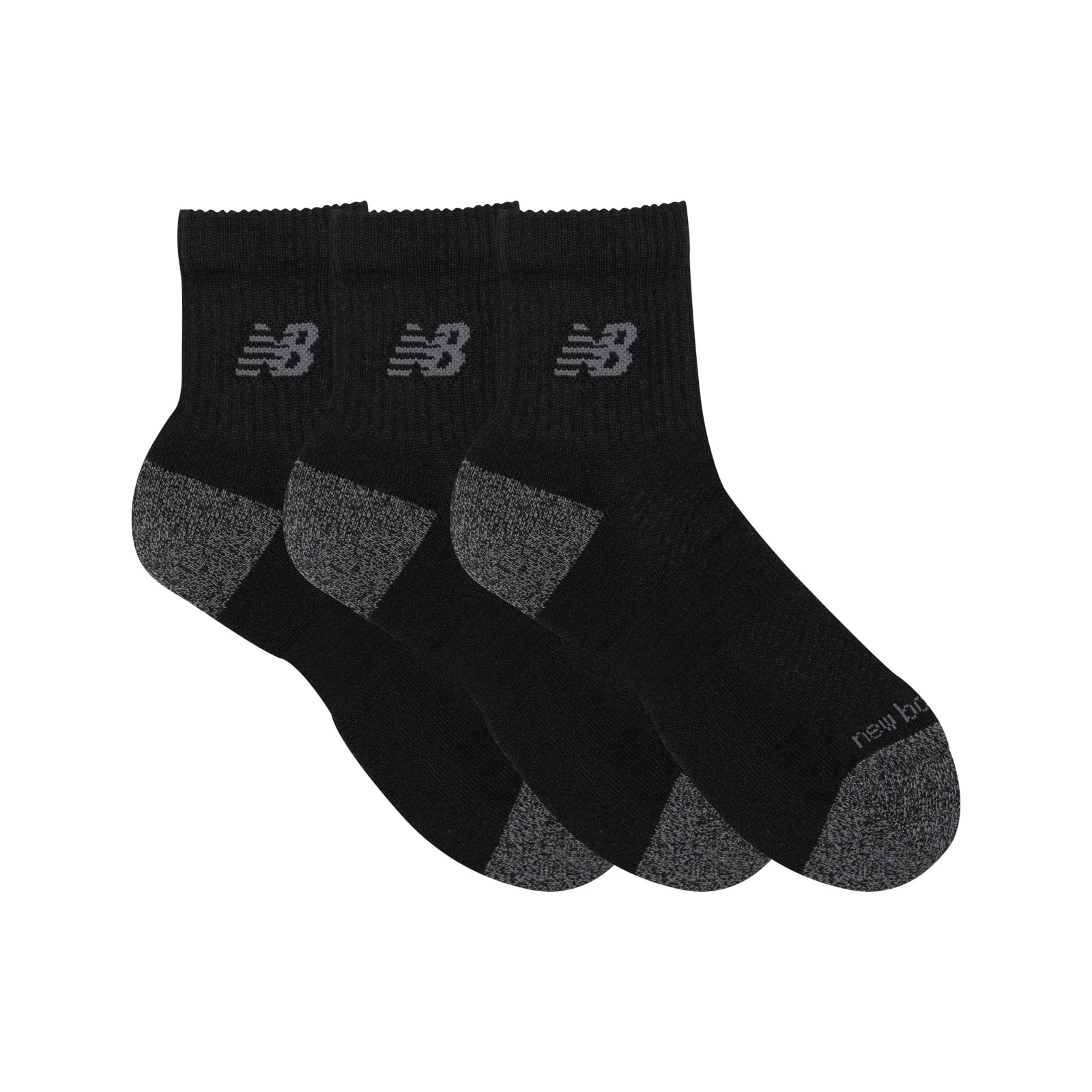 New Balance Sportsocken »ACTIVE QTR SOCKS 3 PACK« 3 Paar tlg. strapazierfähige Quarter-Socken, 3er-Pack, mit trockenem Tragegefühl