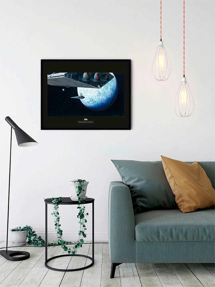 Komar Bild »Star Wars Classic RMQ Hoth Orbit« Star Wars 1 Stk. tlg. Wandbild zur Dekoration im Kinderzimmer - ohne Rahmen