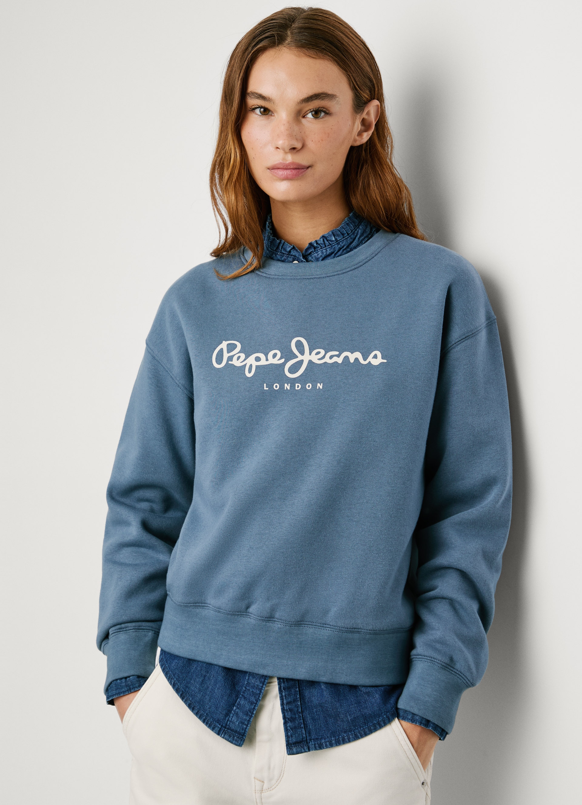 Pepe Jeans Sweatshirt »BADDY«, mit Rundhalsausschnitt
