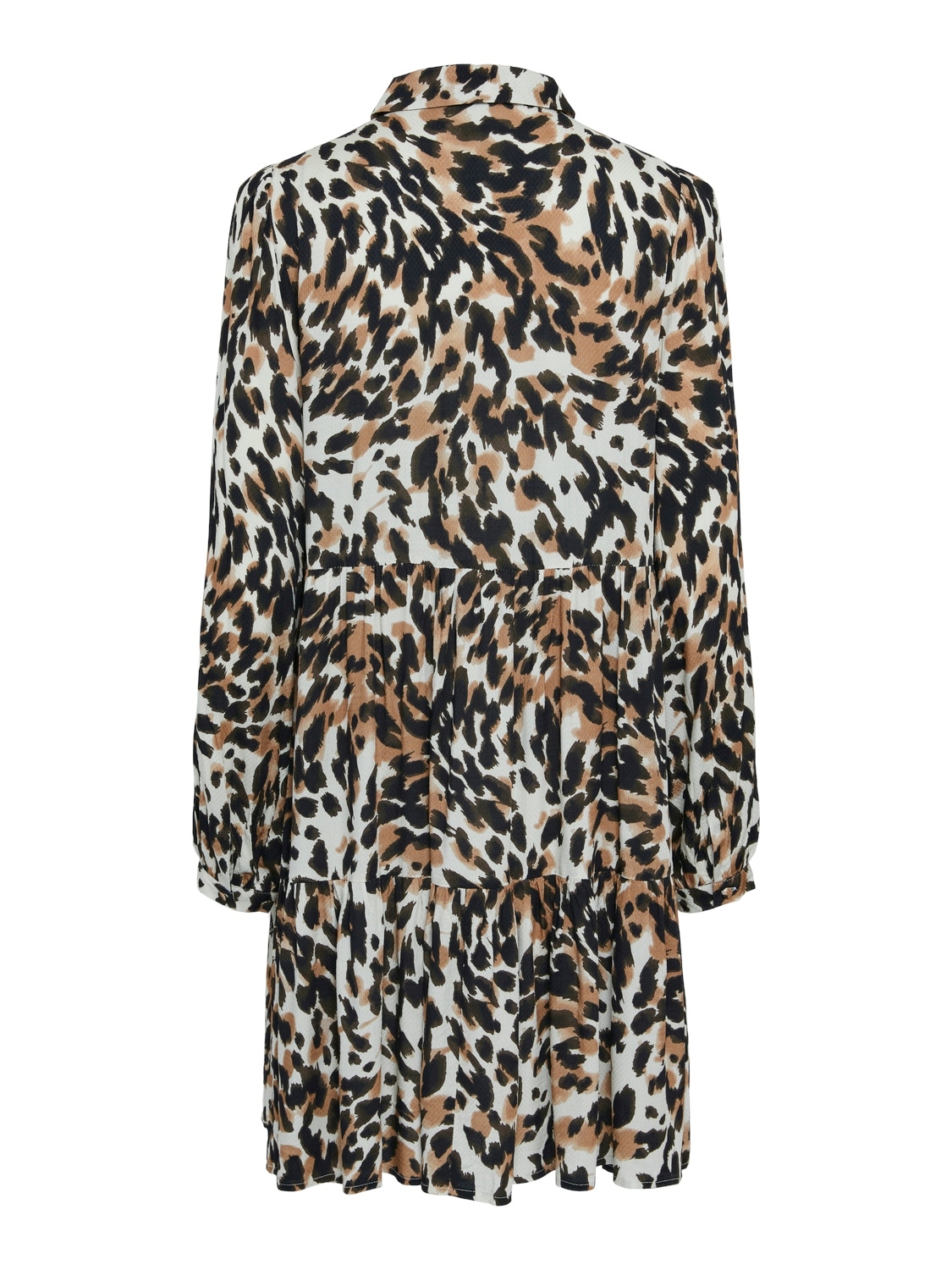 Y.A.S Hemdblusenkleid »YASALIRA LS SHIRT DRESS S. NOOS« Sommerkleid, mit Volant