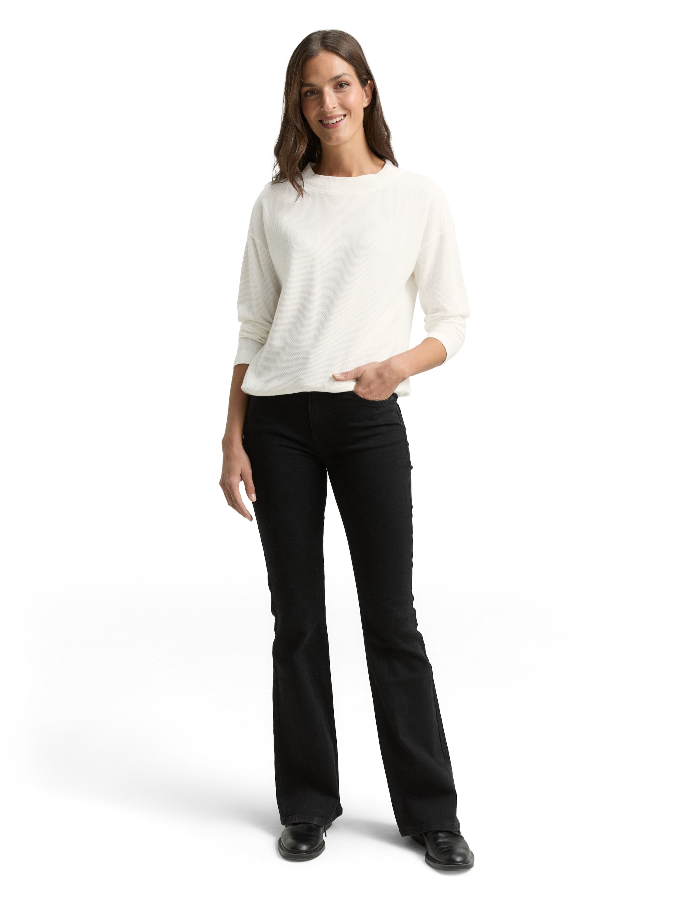 TOM TAILOR Sweatshirt , mit Kordelzug am Saum
