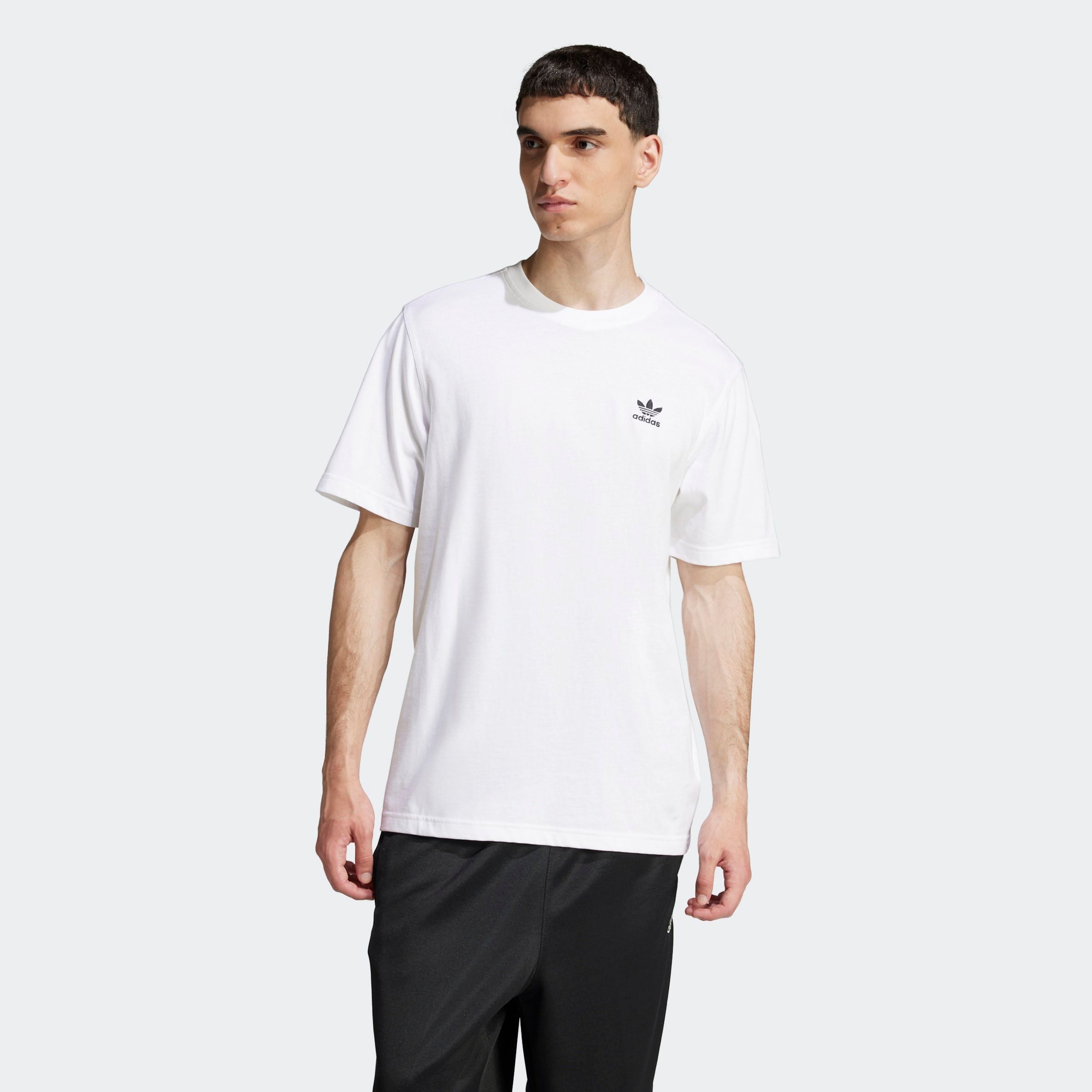 adidas Originals T-Shirt »TREFOIL ESS TEE« drei Streifen Essentials Shirt mit Trefoil Logo