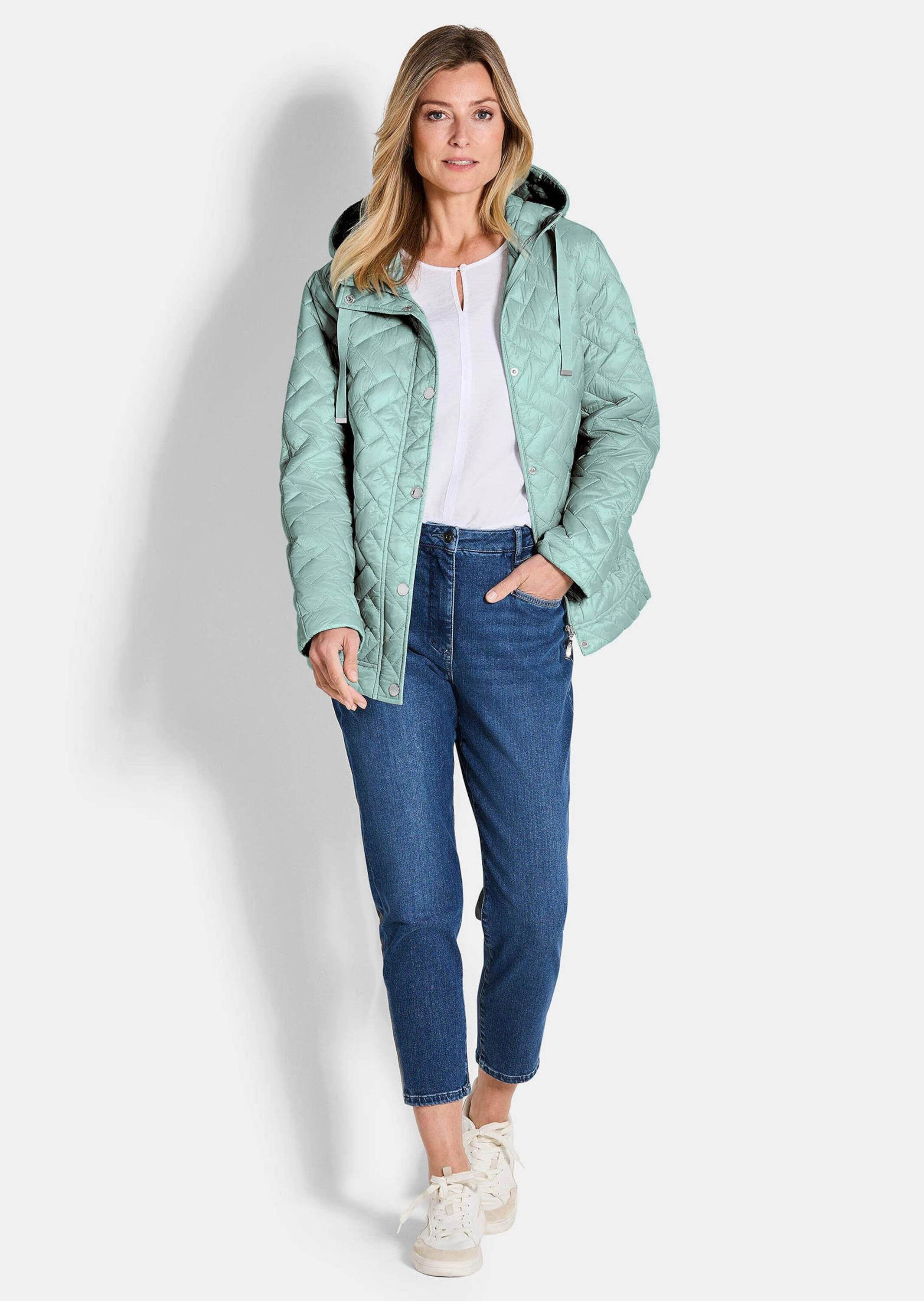 GOLDNER Kurzjacke »Leichte Steppjacke mit Kapuze«