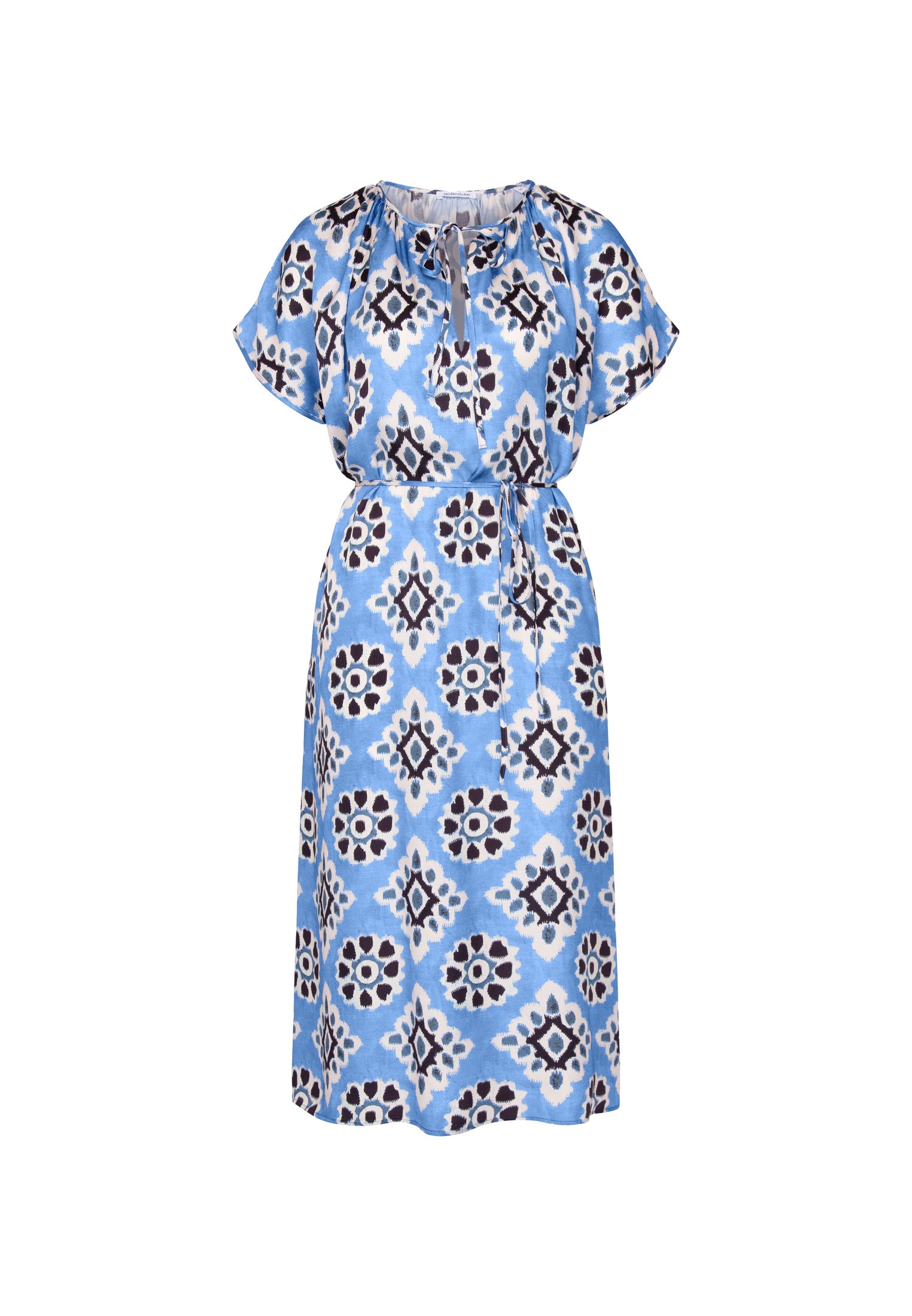 seidensticker Sommerkleid 1/2 Rundhals Druck
