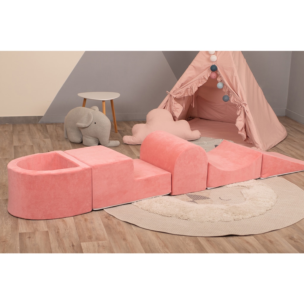 Knorrtoys® Bällebad »Soft, Pink«, (5 tlg.)