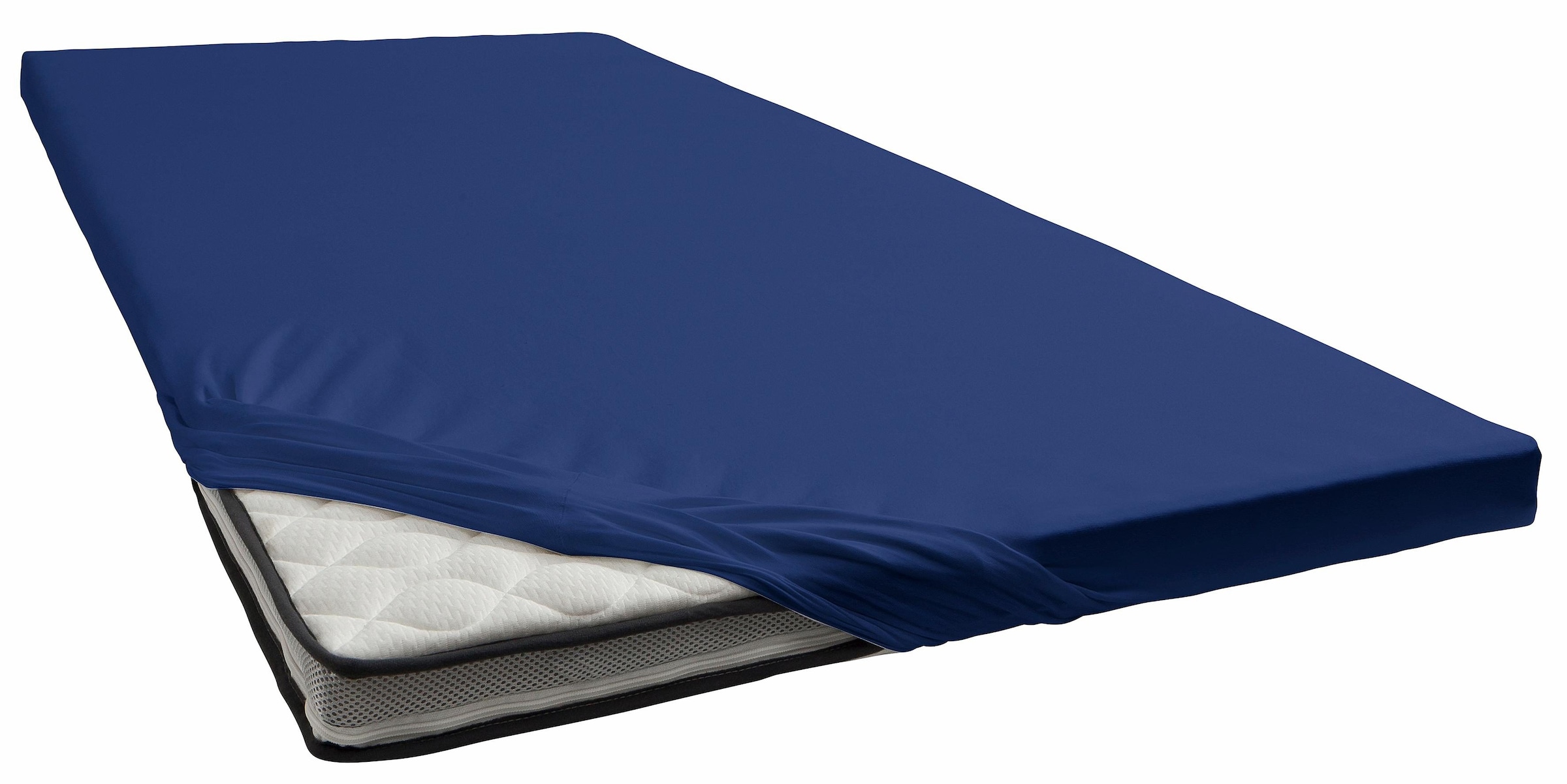 bellana Spannbettlaken "bellana deluxe für Topper, mit Elasthan, Premium Jersey 230 g/m²" mit 5% Elasthan, für Topper mit 4-10cm Höhe, bügelfrei, faltenfrei