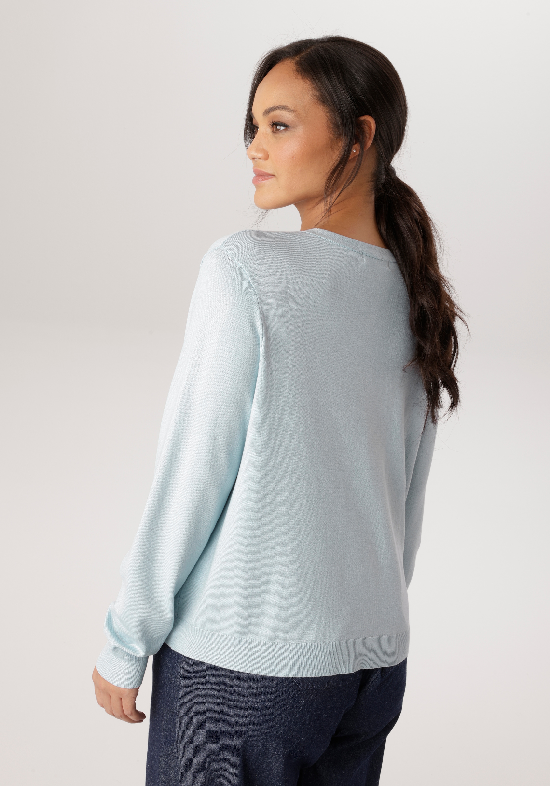 Aniston PLUS Strickjacke mit edlen Knöpfen - NEUE KOLLEKTION