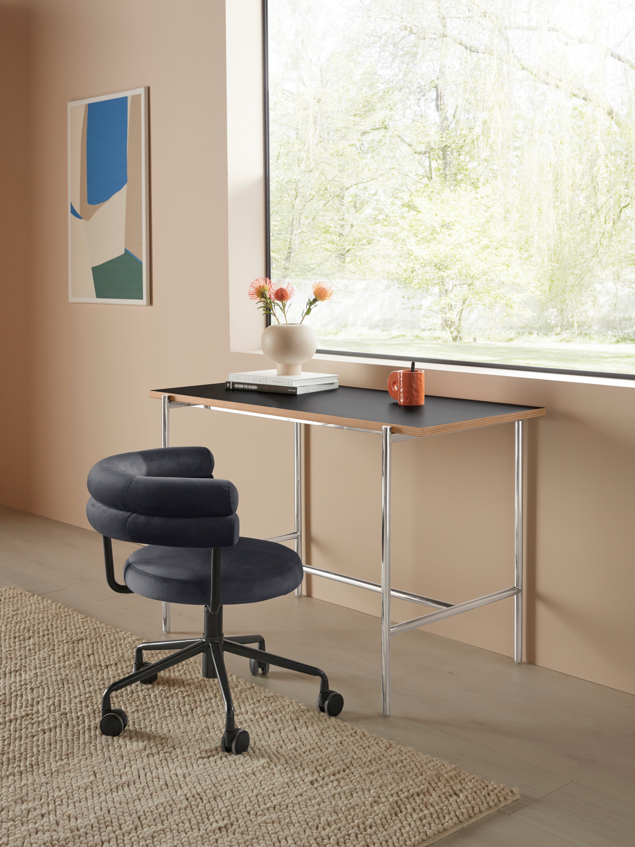 LeGer Home by Lena Gercke Bürostuhl »Sunni«, Samtvelours, weicher Samtvelours