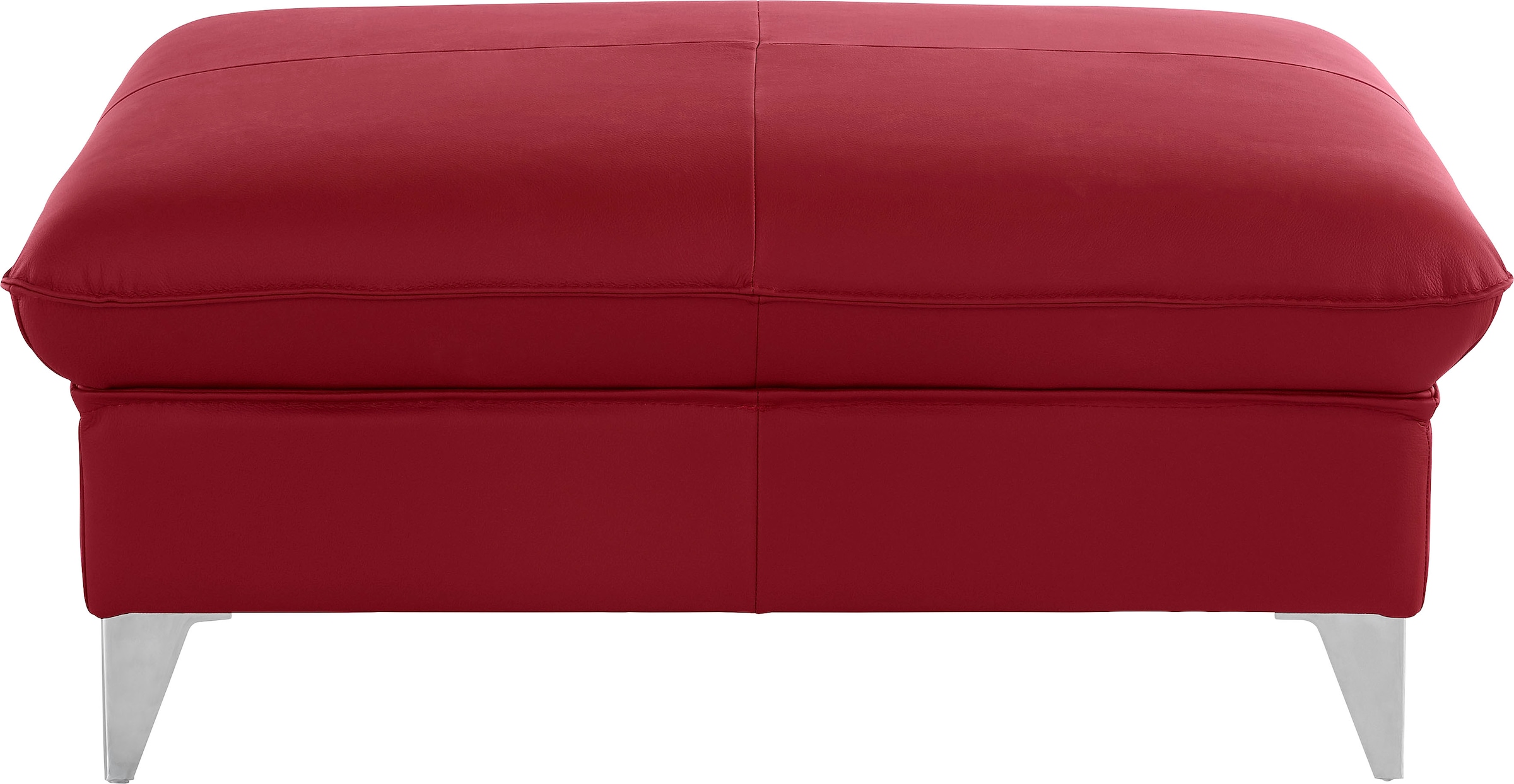 COTTA Polstergarnitur »Caluso L-Form«, (2 tlg.), Set bestehend aus: Ecksofa mit Kopfteilverstellung & Hocker