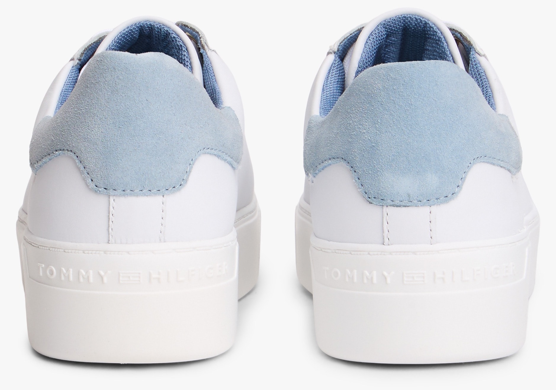 Tommy Hilfiger Plateausneaker »CHIC PLATFORM CUPSOLE SNEAKER«  , Freizeitschuh, Halbschuh, Schnürer mit schönem TH-Logoelement