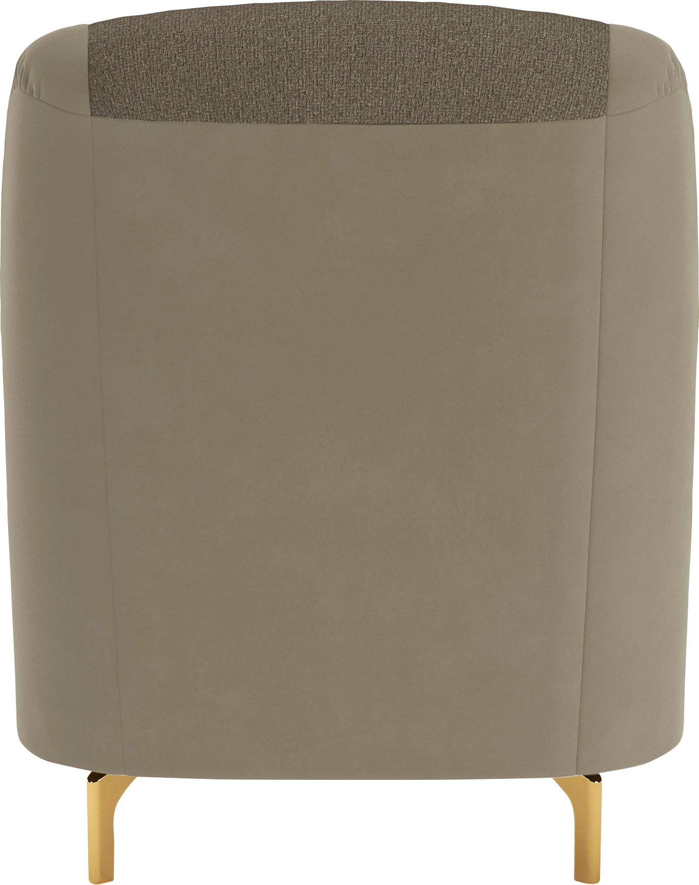 sit&more Sessel »Orient«, inkl. 1 Zierkissen mit Strass-Stein, goldfabene Metallfüße