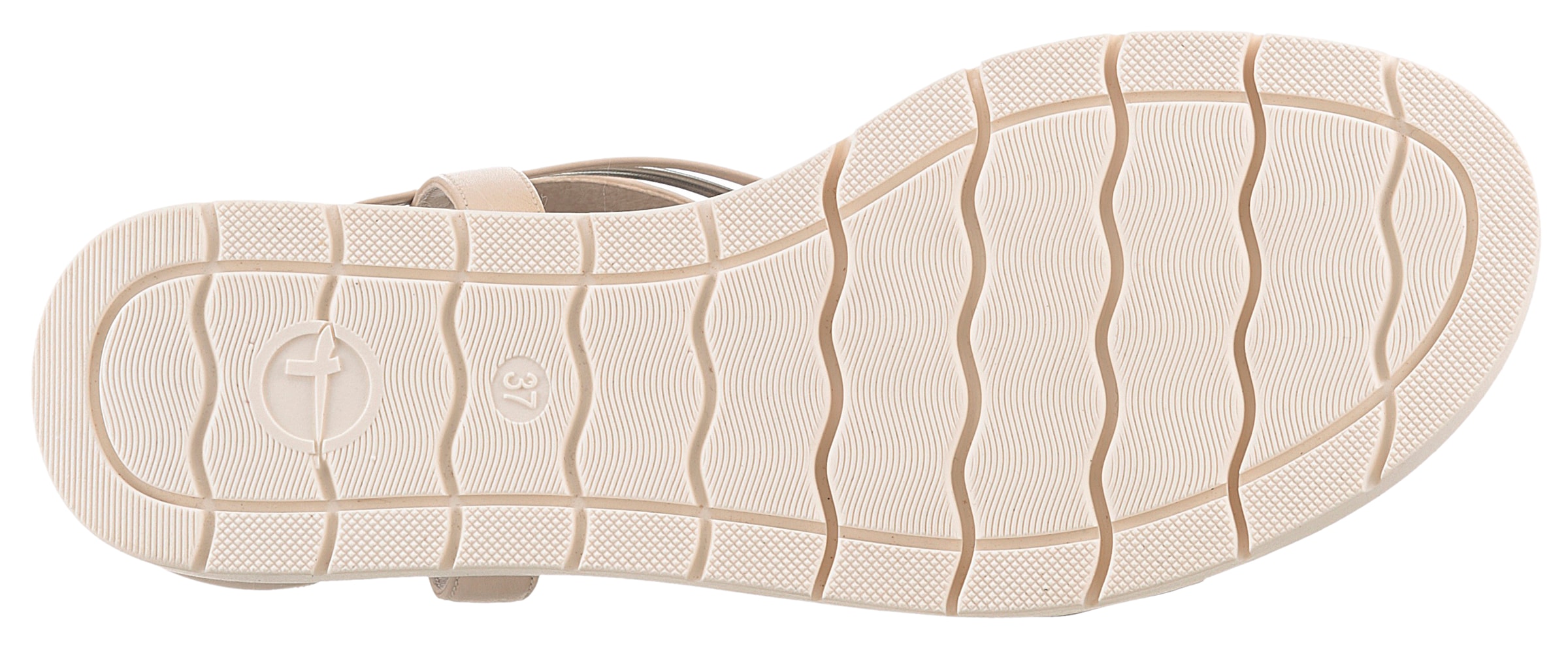 Tamaris Keilsandalette  , Riemchensandale, Sommerschuh mit Flechtriemchen