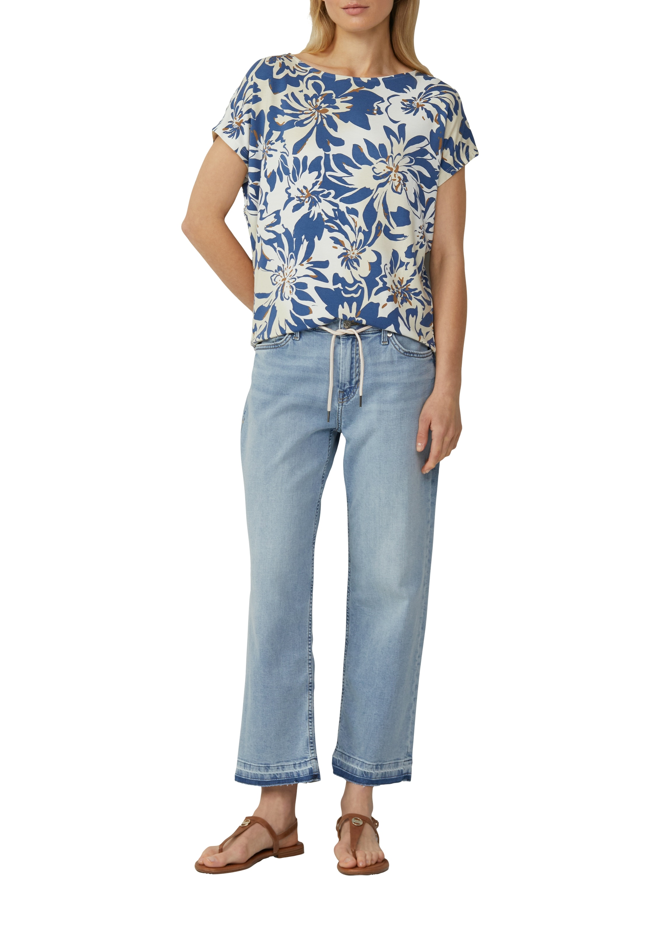 s.Oliver T-Shirt, mit All-Over Print