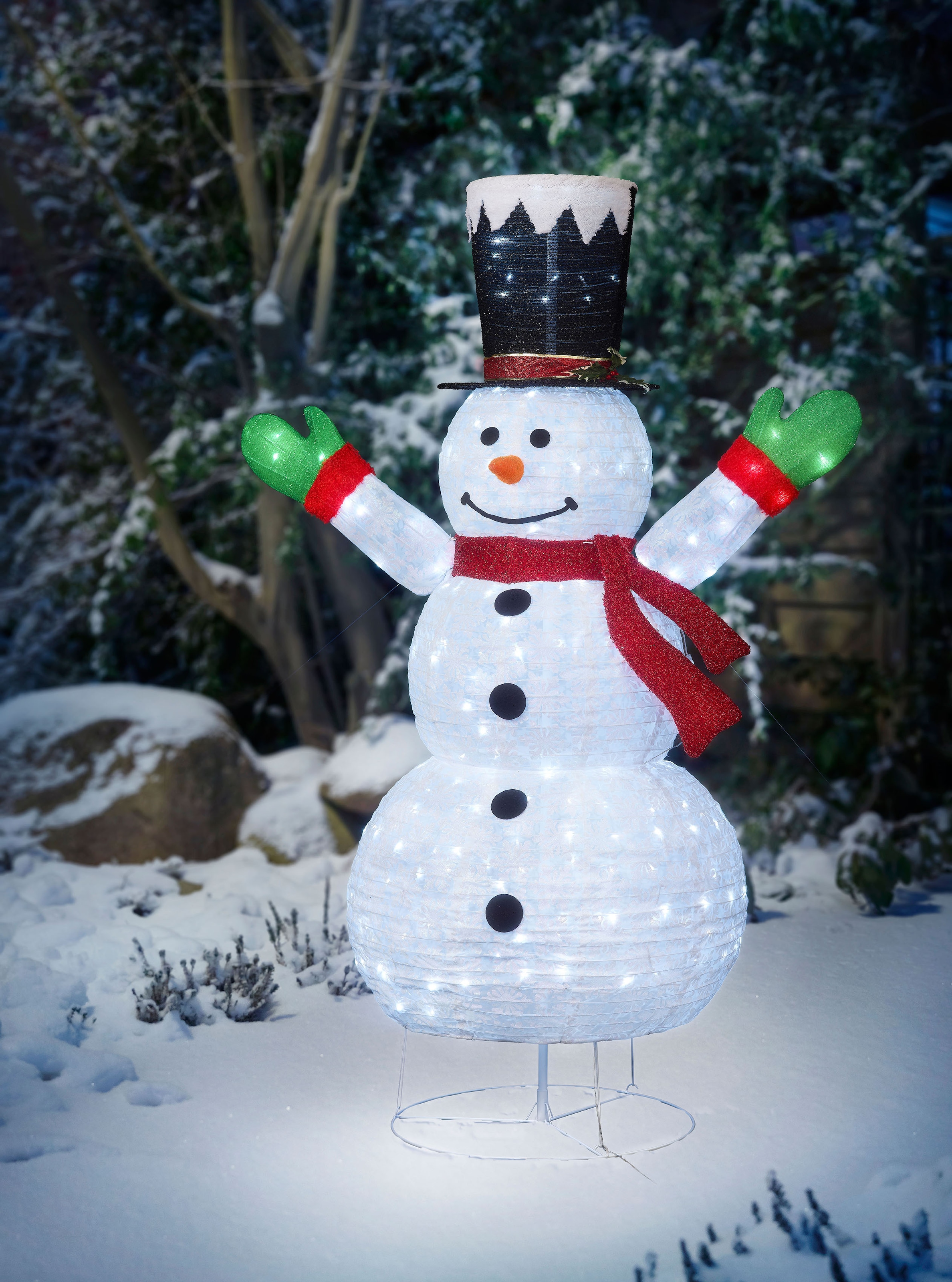 IC Winterworld LED Dekofigur »Weihnachtsdeko aussen«, Schneemann, Höhe ca. 180  cm online kaufen | mit 3 Jahren XXL Garantie | Leuchtfiguren