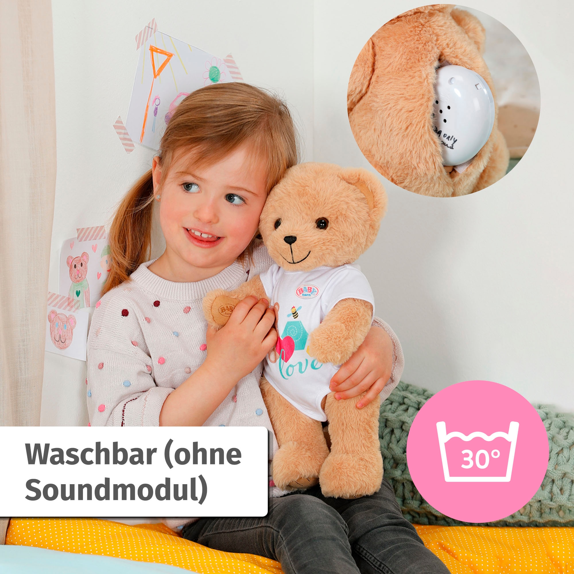 Baby Born Plüschfigur »Singender Teddy, Deutsch«