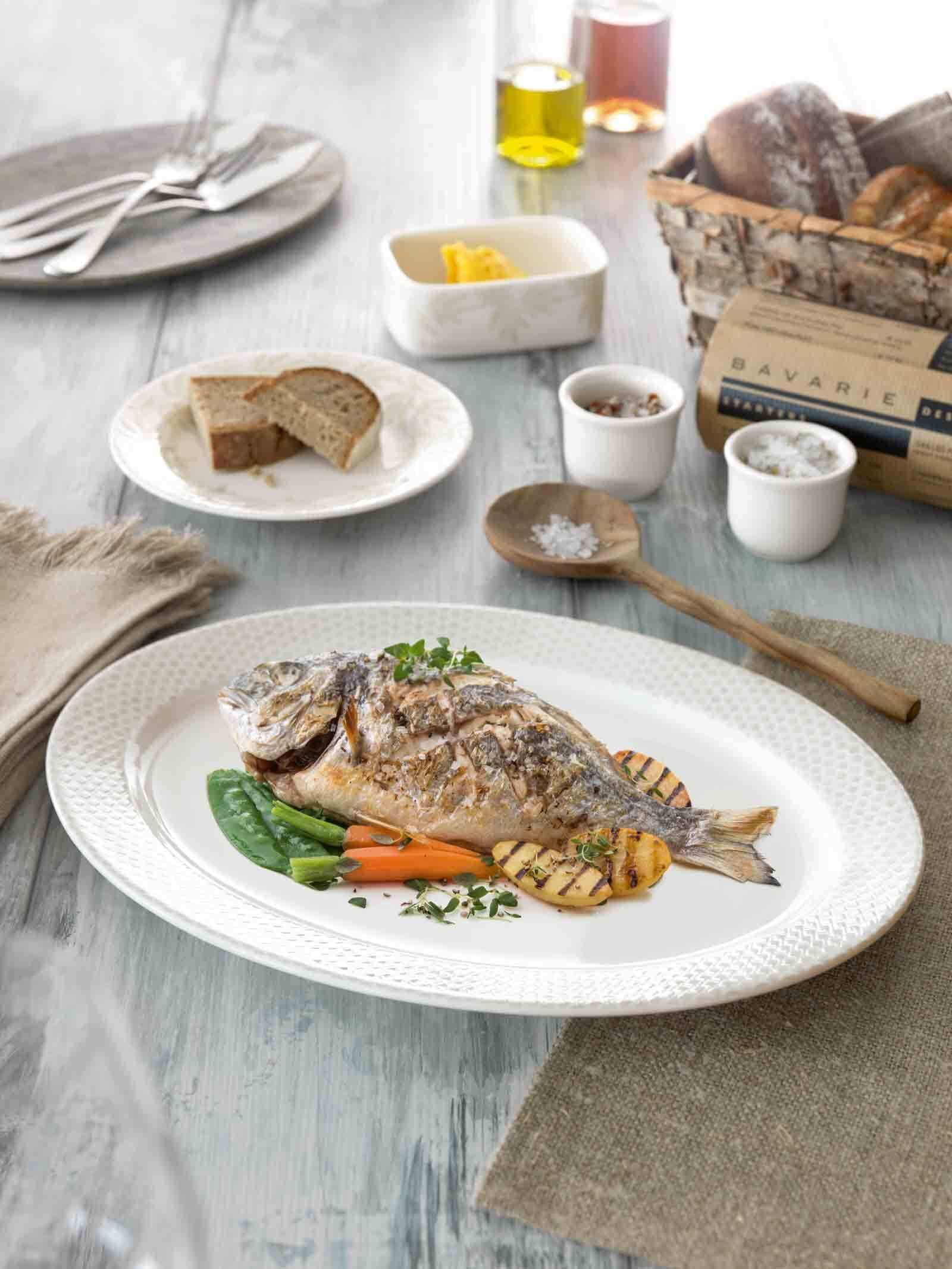 Villeroy & Boch Fischbesteck »Fischbesteck Oscar 60er Set silber« Spülmaschinenfest