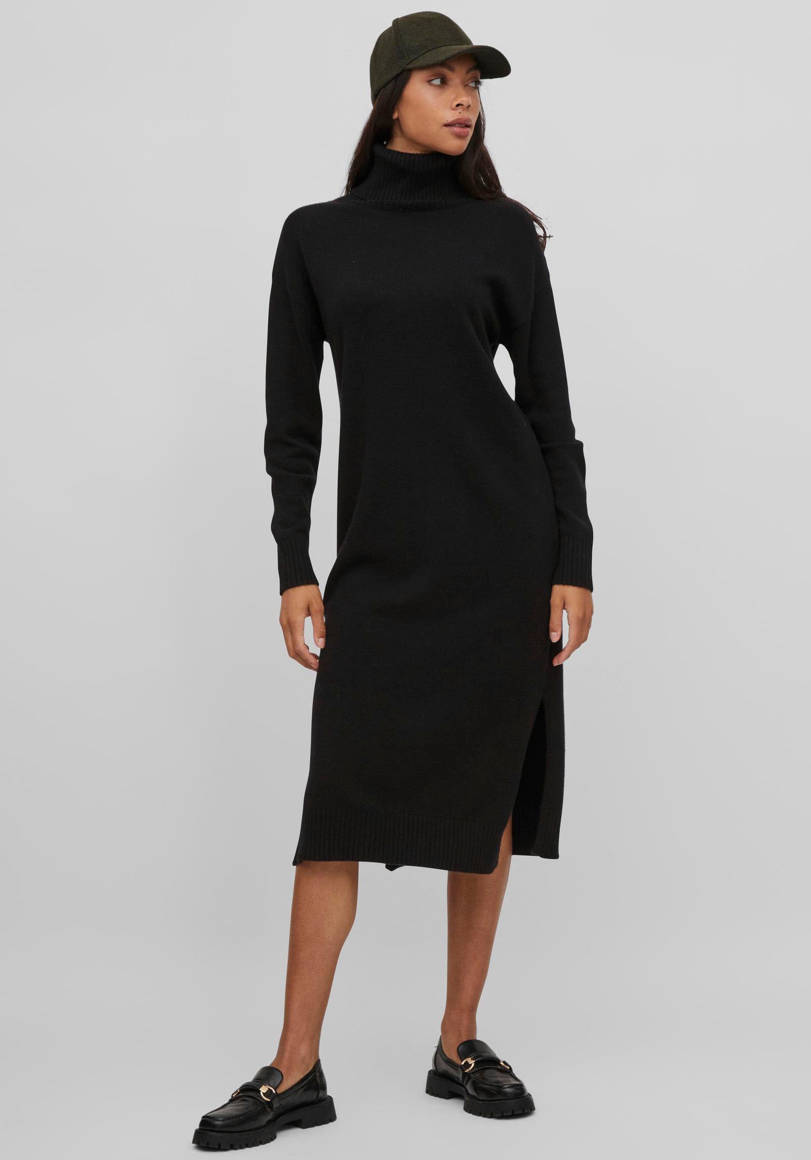 Vila Strickkleid »VIRIL ROLLNECK MIDI DRESS«, mit hohem Rollkragen kaufen