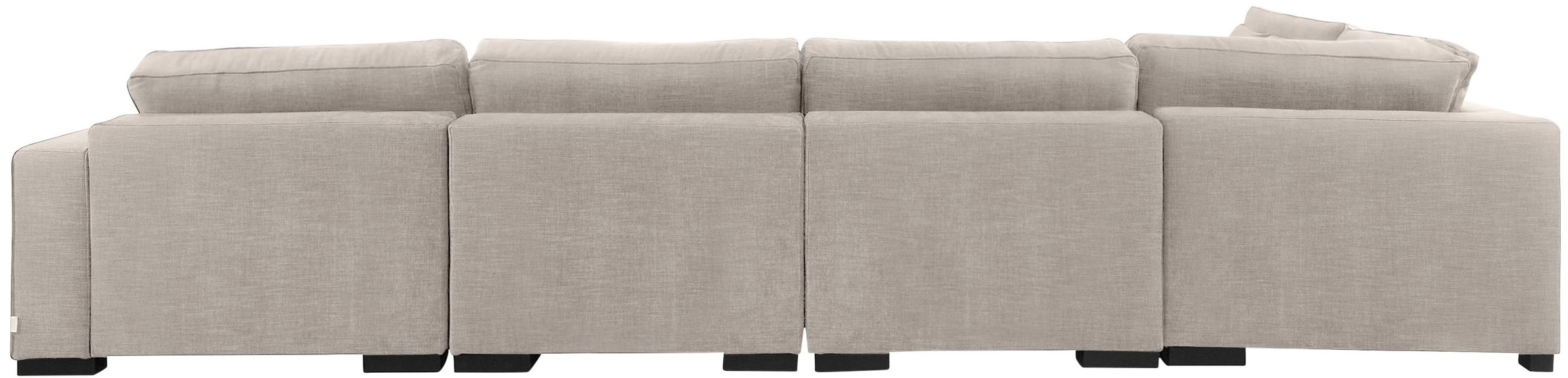 Home affaire Wohnlandschaft »Skara U-Form«, Lounge-Sofa mit Federkernpolsterung, in vielen Bezugsvarianten