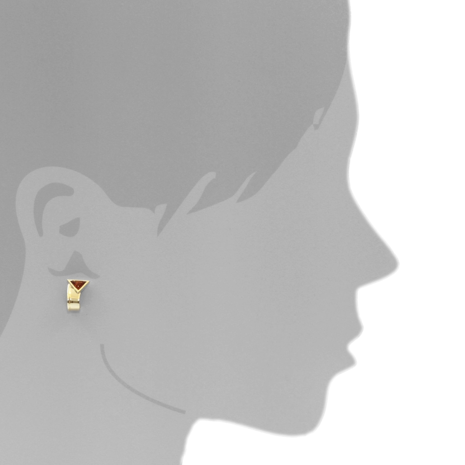 OSTSEE-SCHMUCK Paar Ohrstecker »- Ingiara - Silber 925/000, vergoldet - Bernstein«