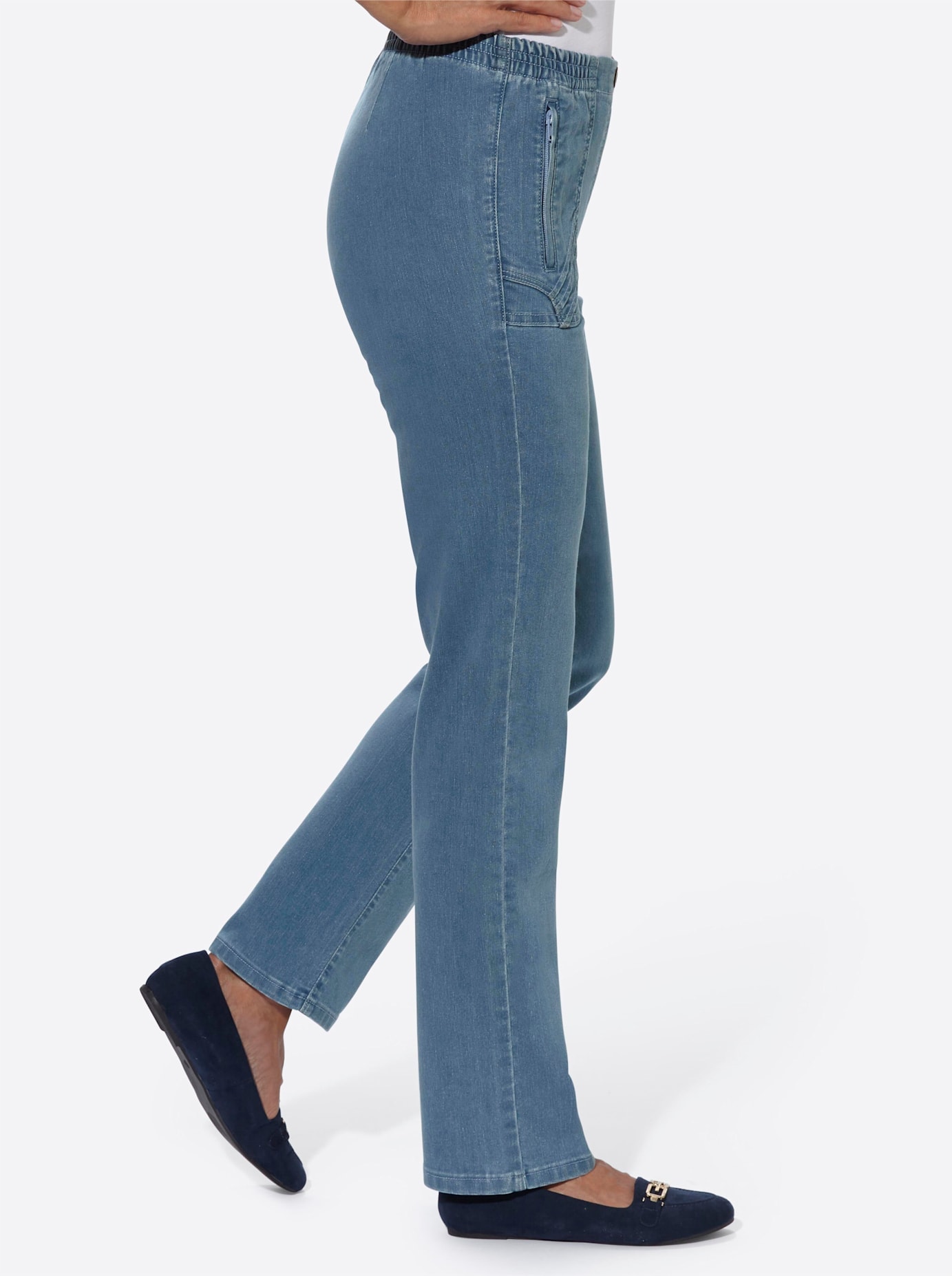 Classic Basics Schlupfjeans, (1 tlg.)