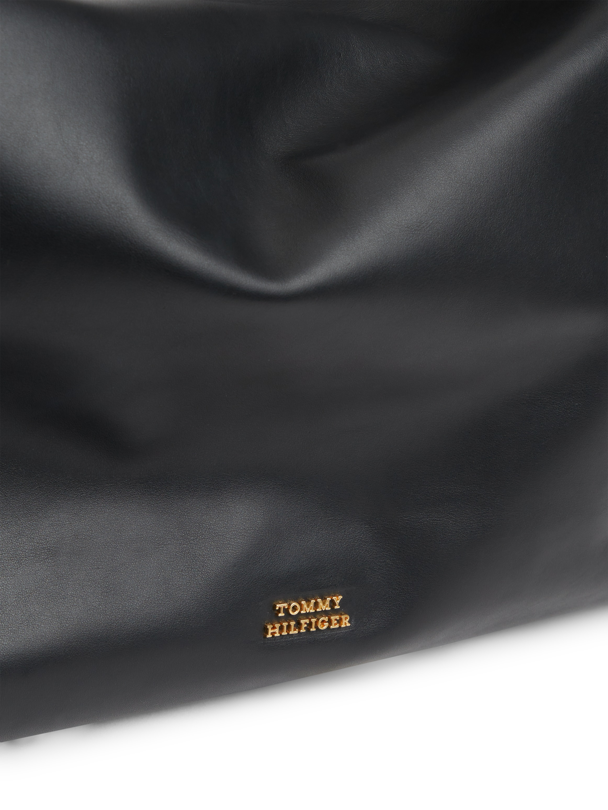 Tommy Hilfiger Hobo »TH STATEMENT LEATHER HOBO« , Damen Umhängetasche, Schultertasche, Handtasche mit Logoschriftzug