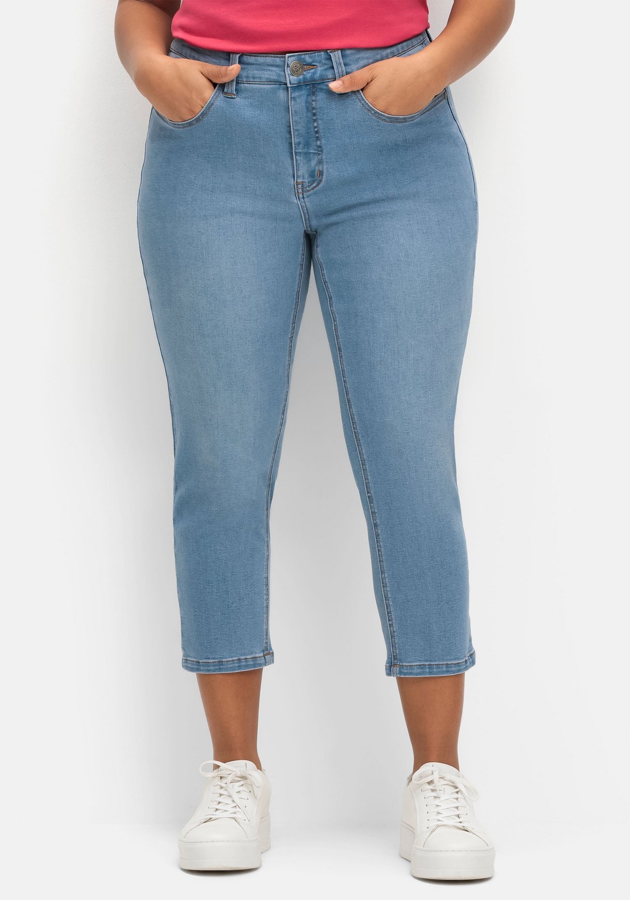 Sheego Stretch-Jeans »Skinny 7/8-Jeans in 7/8-Länge«