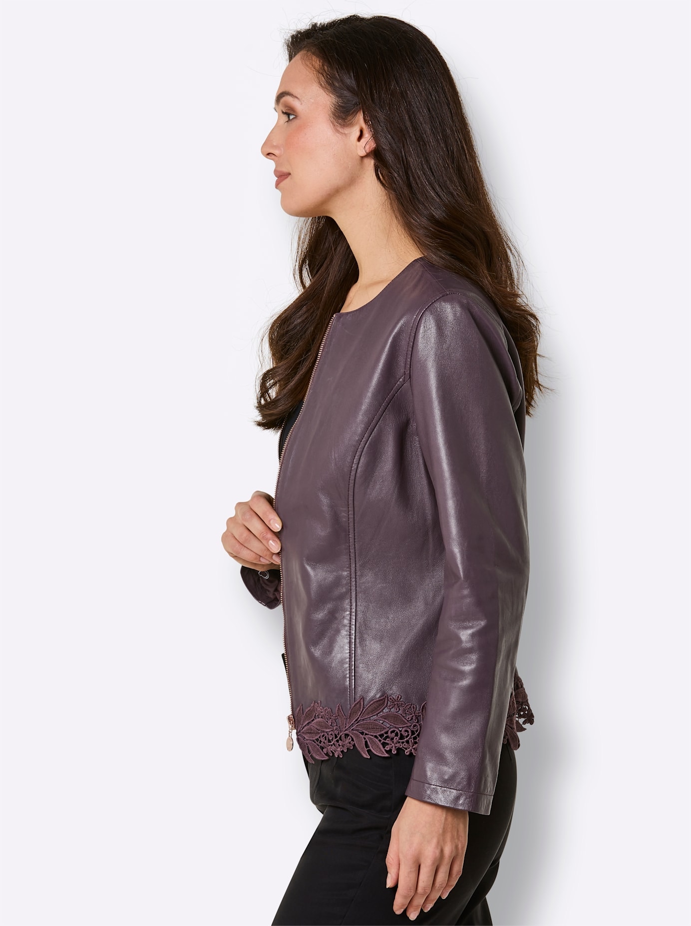 CREATION L PREMIUM Lederblazer »Lammnappa-Lederblazer«