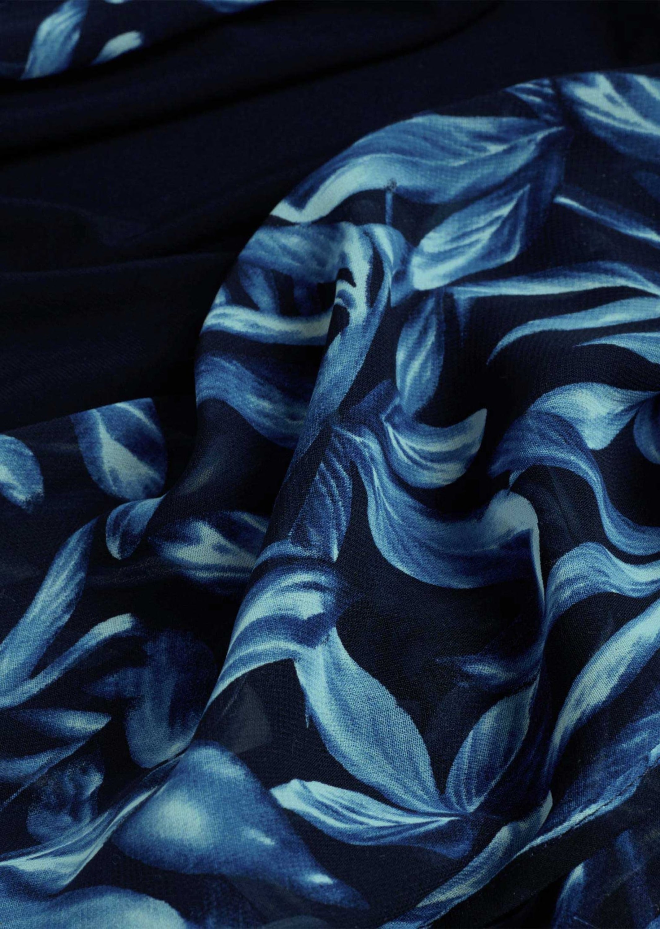 GOLDNER Klassische Bluse »Set aus elegant bedruckter Chiffonhülle mit Top« Ohne