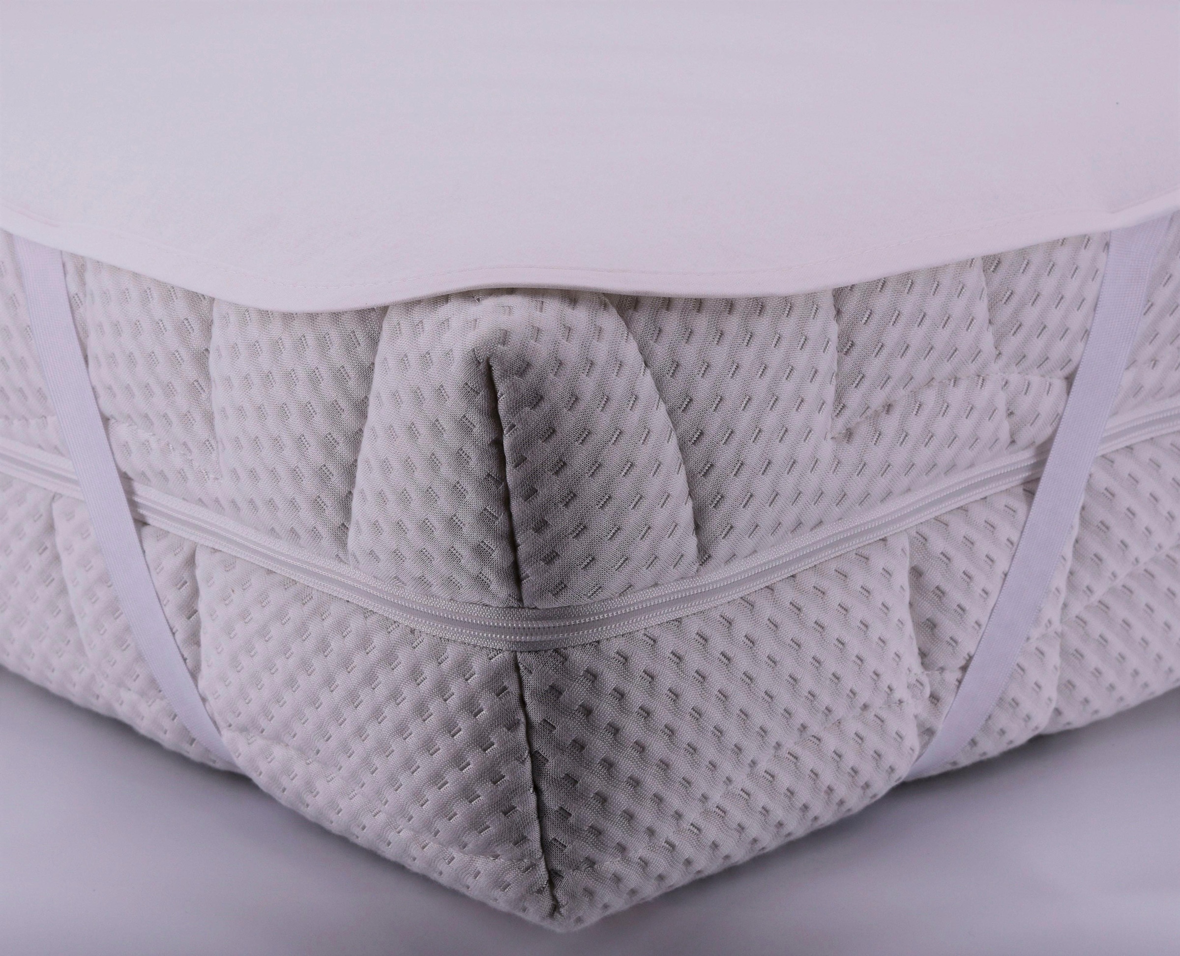 SETEX Matratzenauflage »PU-Sandwich, 90x200 cm, 140x200 cm und weiteren Größen«, innenliegende Nässesperre, Allergiker geeignet (Hausstauballergiker)