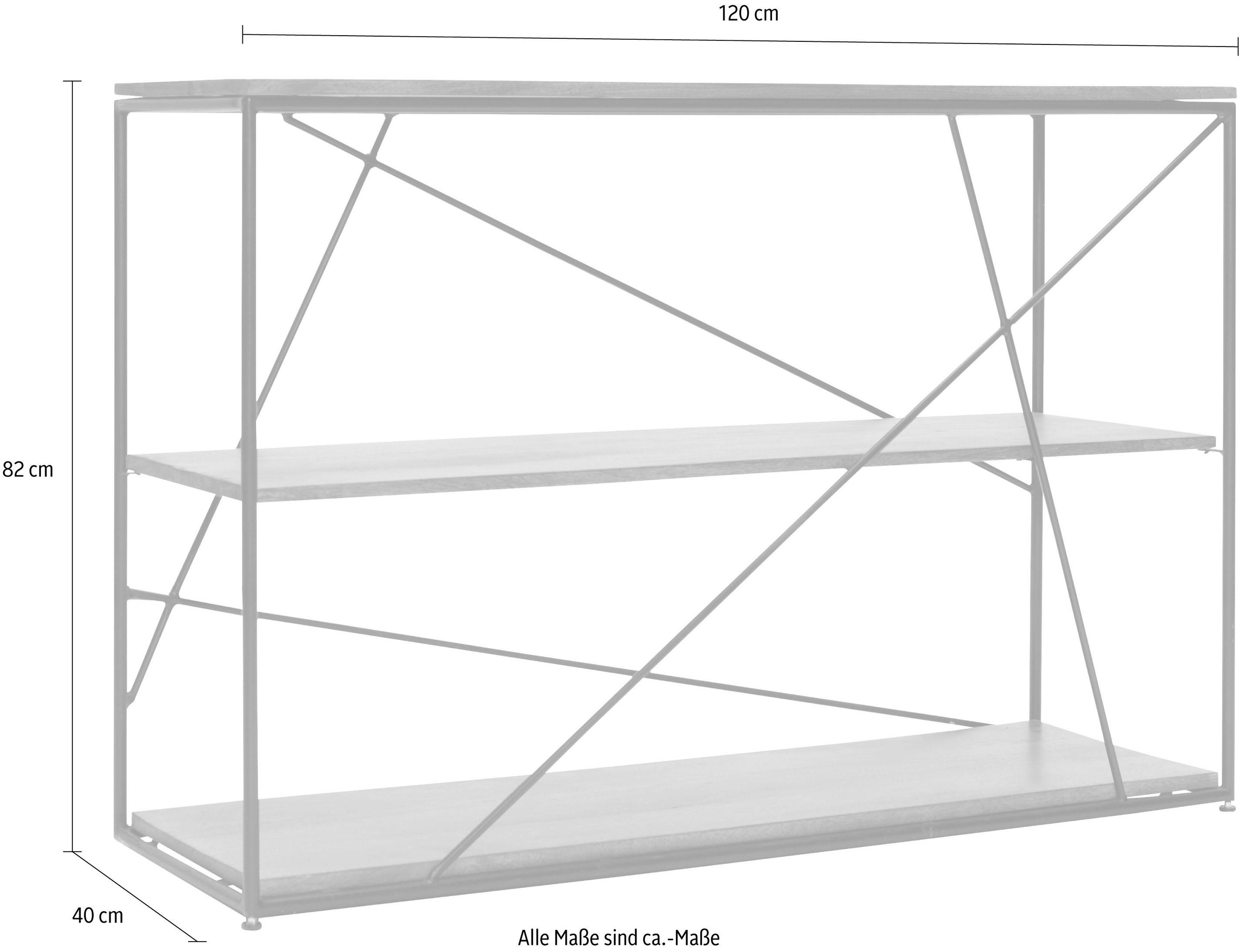 TOM TAILOR HOME Regal »T-NEST SHELF SMALL«, aus Mangoholz, Breite 120 cm