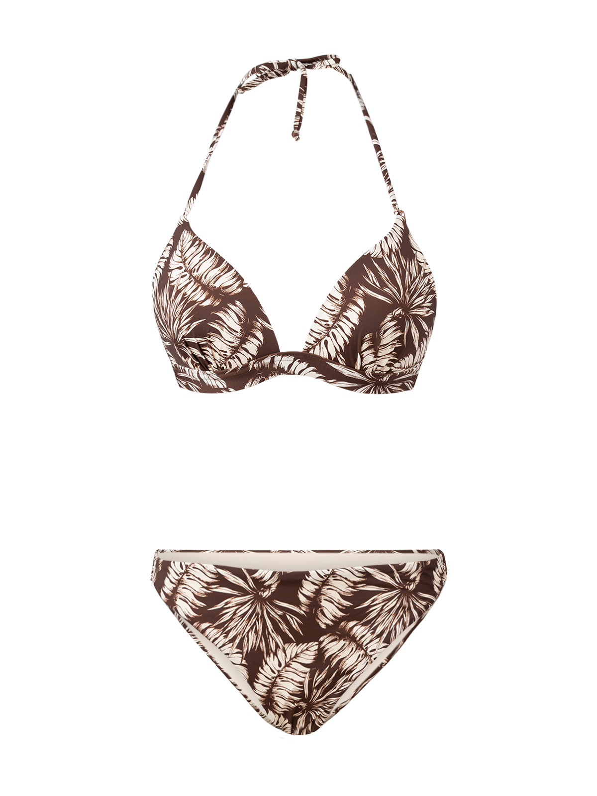 Triangel-Bikini, (Set, 2 St.), mit Raffungdetails