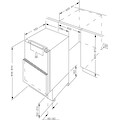Amica Einbaukühlschrank, UKSX 361 900, 81,8 cm hoch, 59,6 cm breit