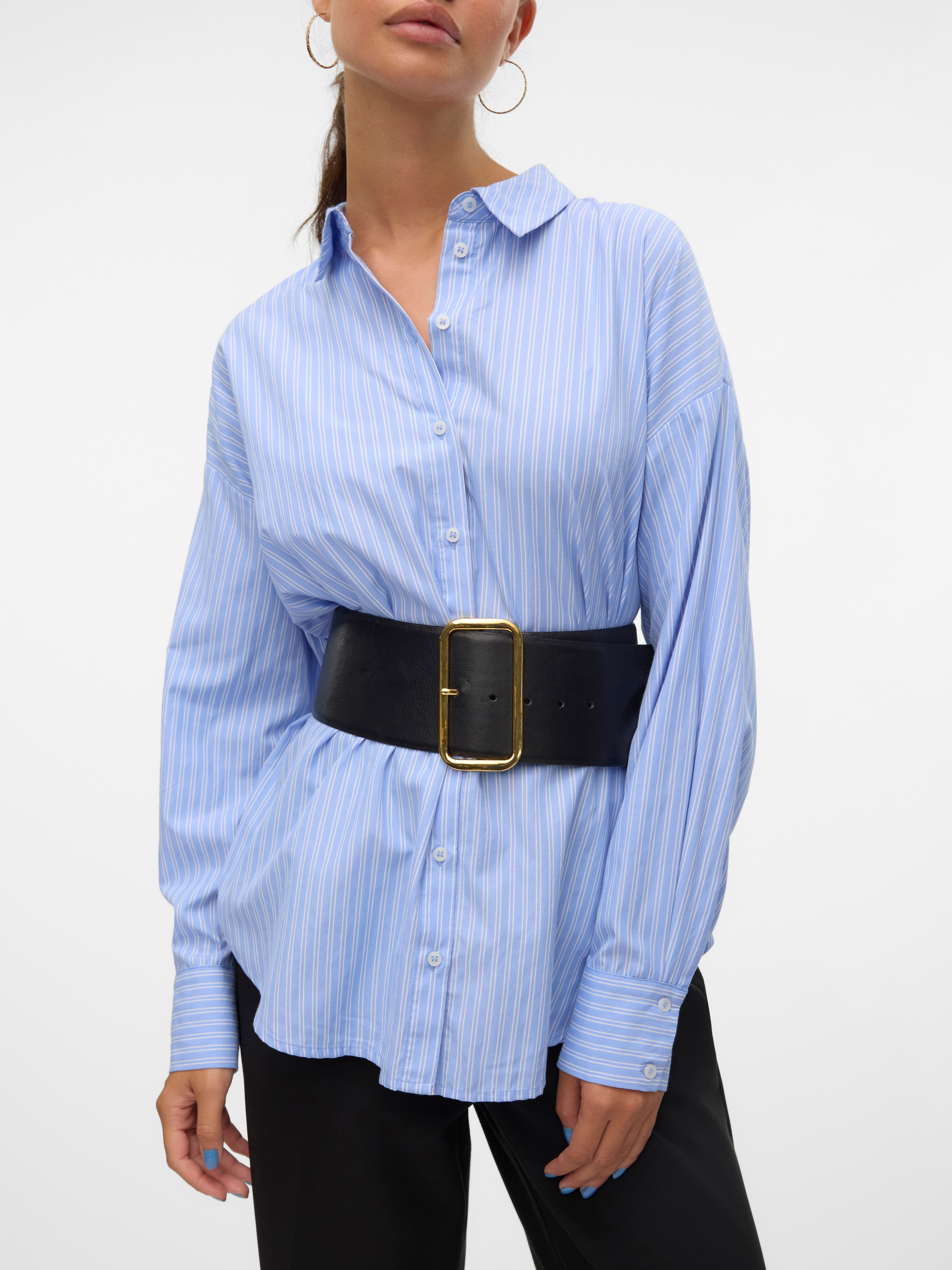 Vero Moda Langarmbluse »VMFANNI LS SHIRT WVN GA NOOS«