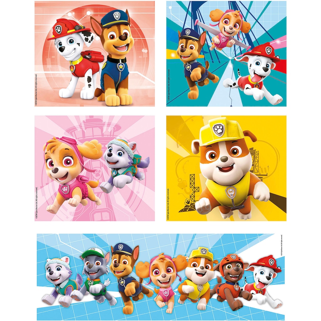 Clementoni® Puzzle »Supercolor, PAW Patrol 10 in1«